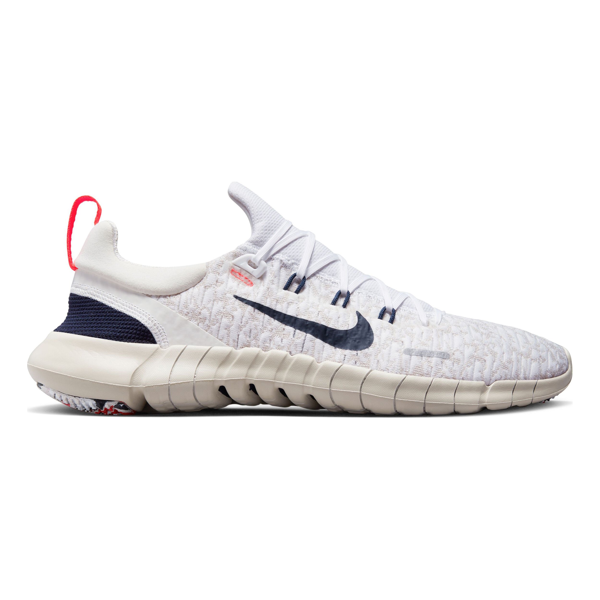 Mens white nike free cheap