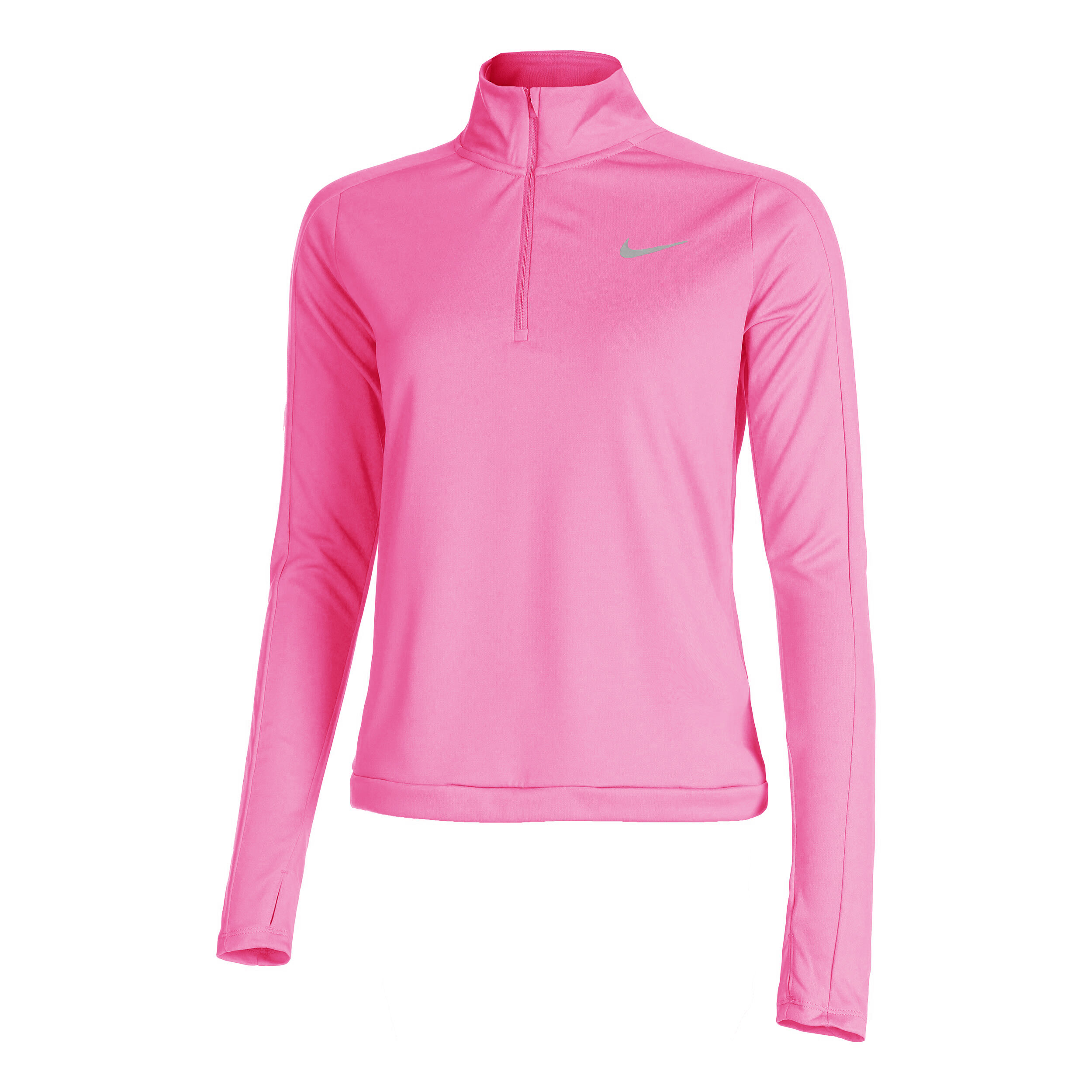 Buy Nike Dri Fit Pacer 1 4 Zip Long Sleeve Women Pink online Running Point UK