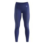 Odlo Clothing Odlo Performance Warm Eco Big Logo Bottom Long Tight Women - blue, 