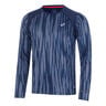 Seamless Running Shirt Men-Dark Blue