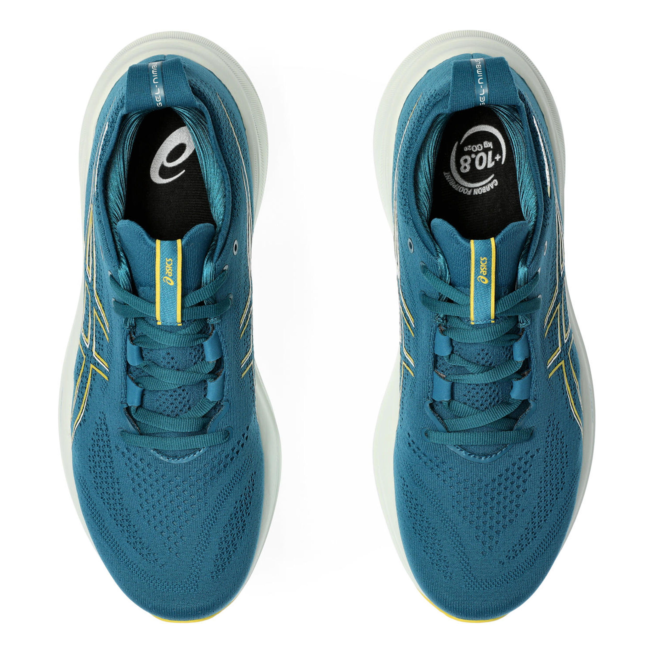 Gel Nimbus 26 Neutral Running Shoe Men Petrol Neon Green