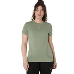 ASICS Clothing ASICS Road Seamless Running Shirt Women-Grey,Blue