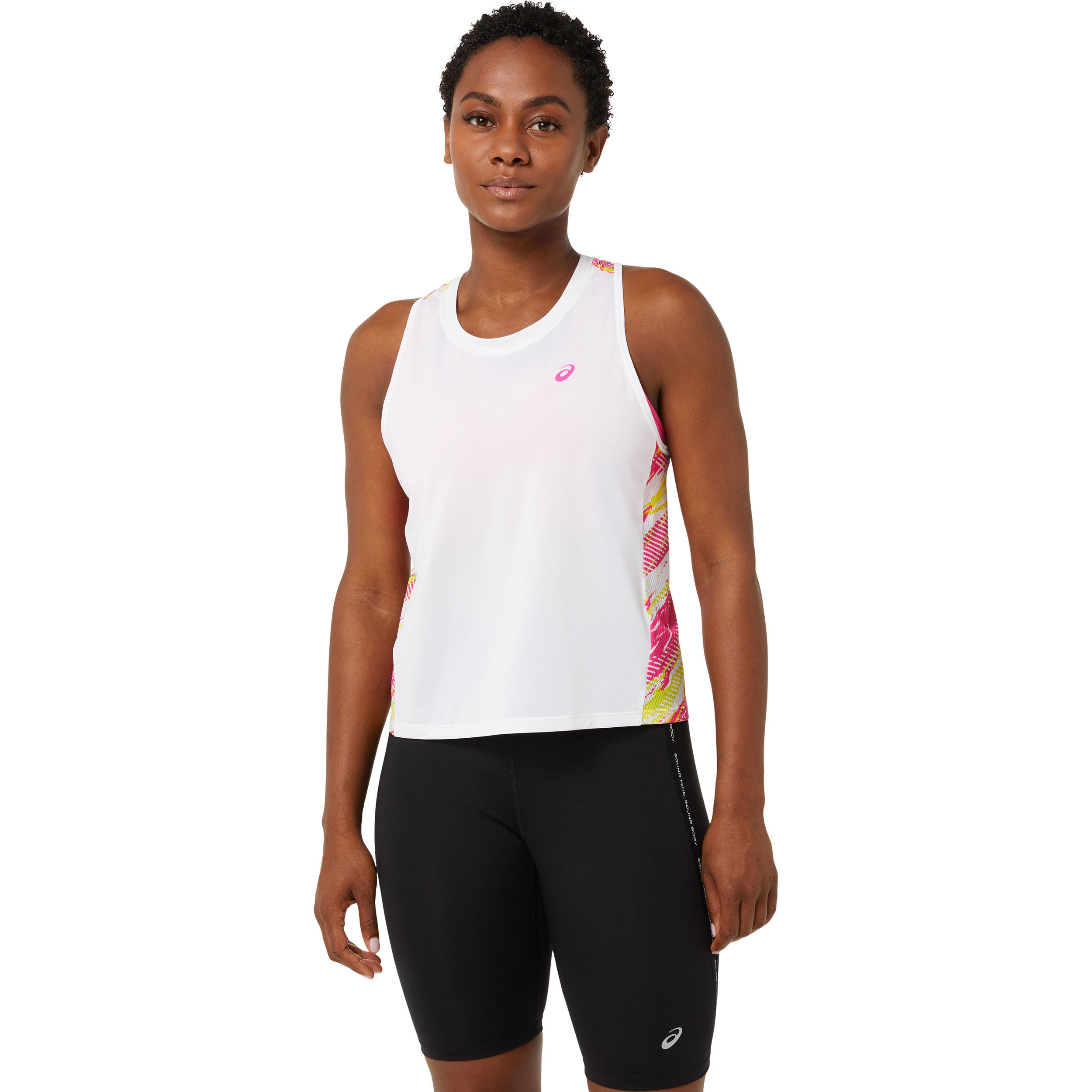 Buy ASICS Color Injection Tank Top Women White Pink online