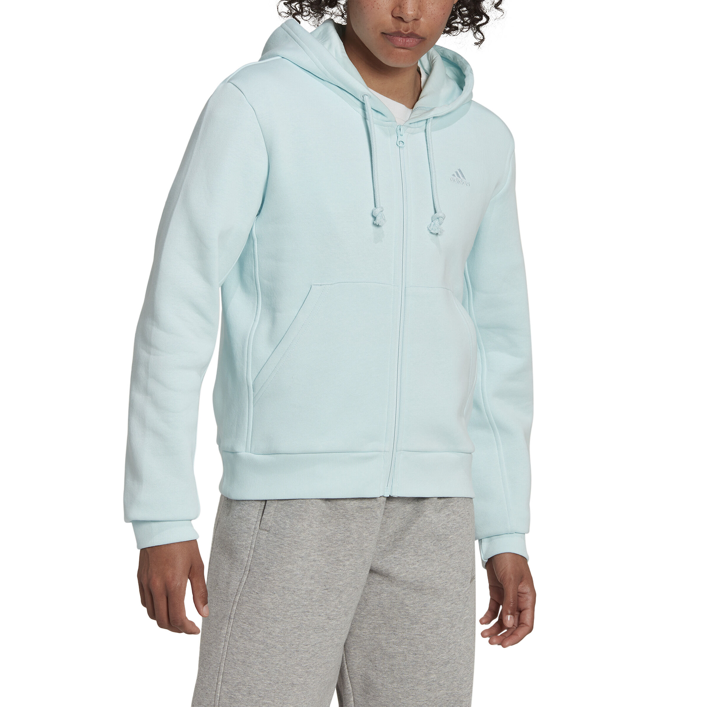 ALL SZN Zip Hoodie Women Light Blue