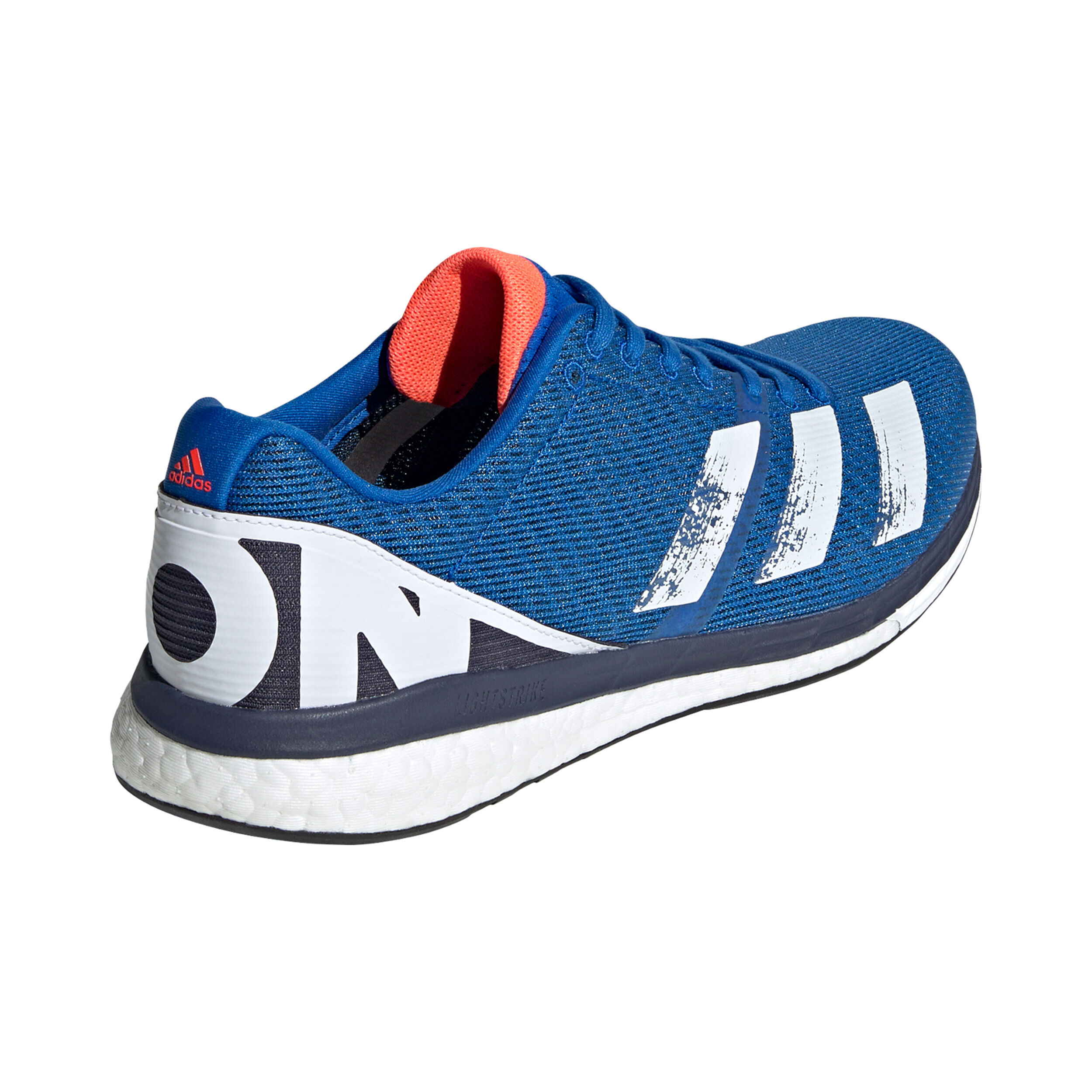 Adizero Boston 8 Neutral Running Shoe Men Blue White