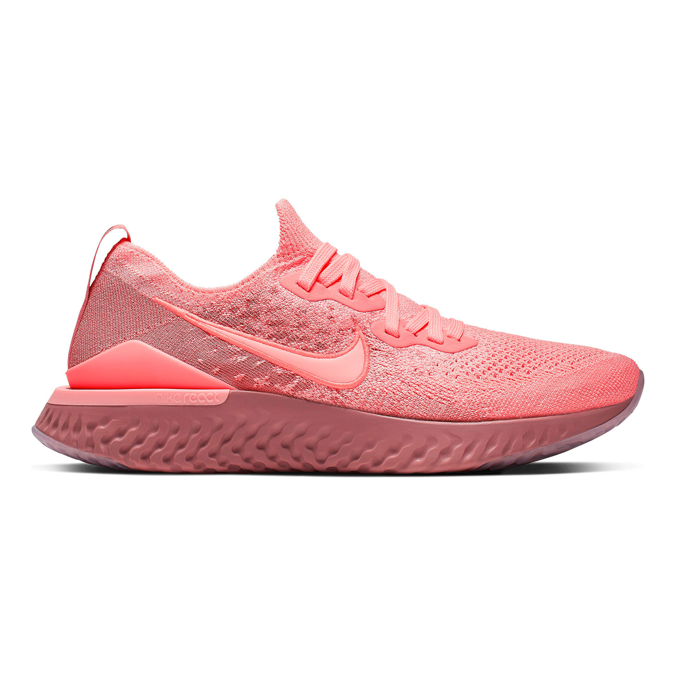Epic React Flyknit 2 Neutral Running Shoe Women Coral Pink