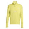 Adi365 Warm Half-Zip Running Shirt Men-Yellow