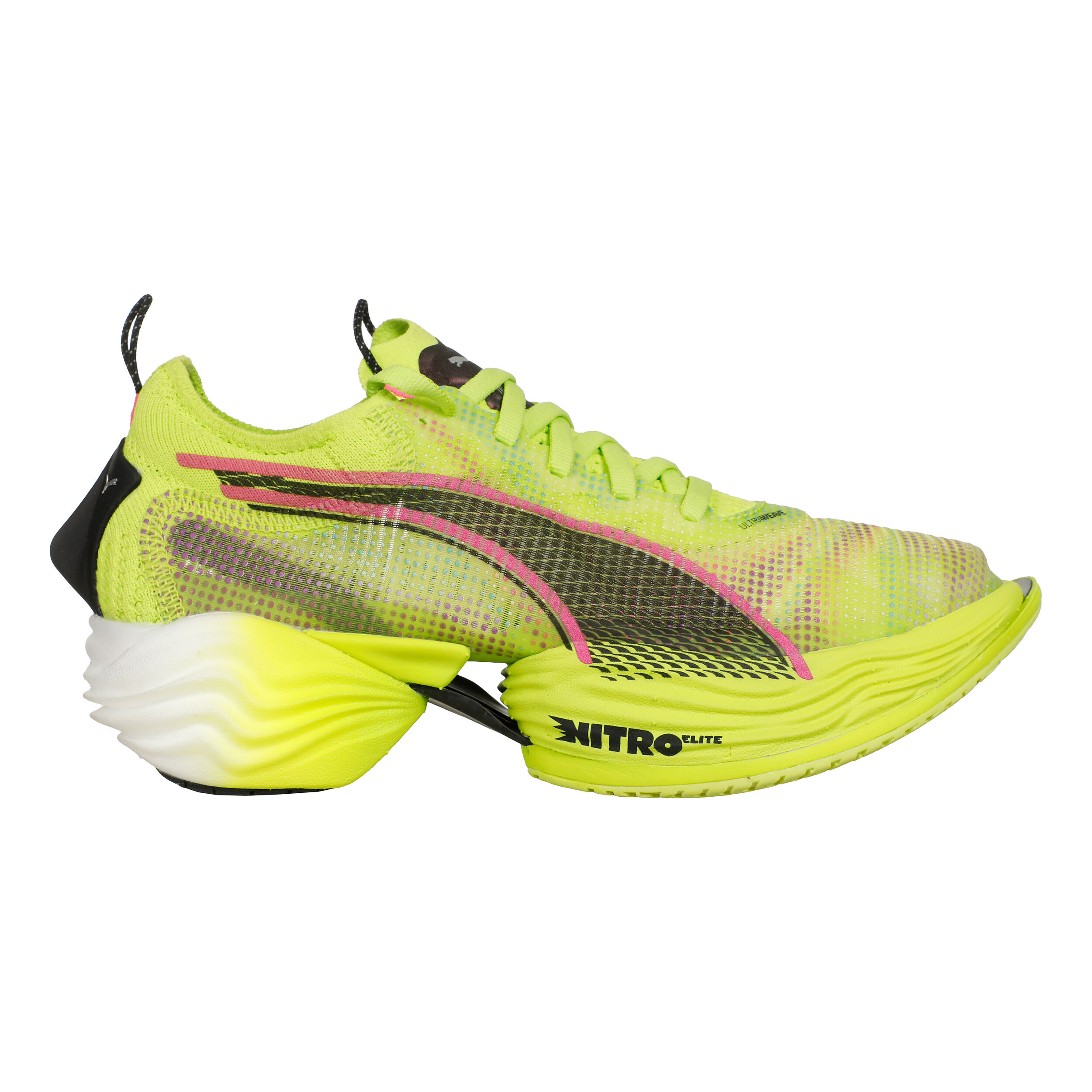 FAST R Nitro Elite 2 Psychedelic Rush Competition Running Shoe Men Lime Black