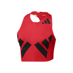 adidas Clothing adidas Road To Records Crop Top Tank Top Women-Red,Black