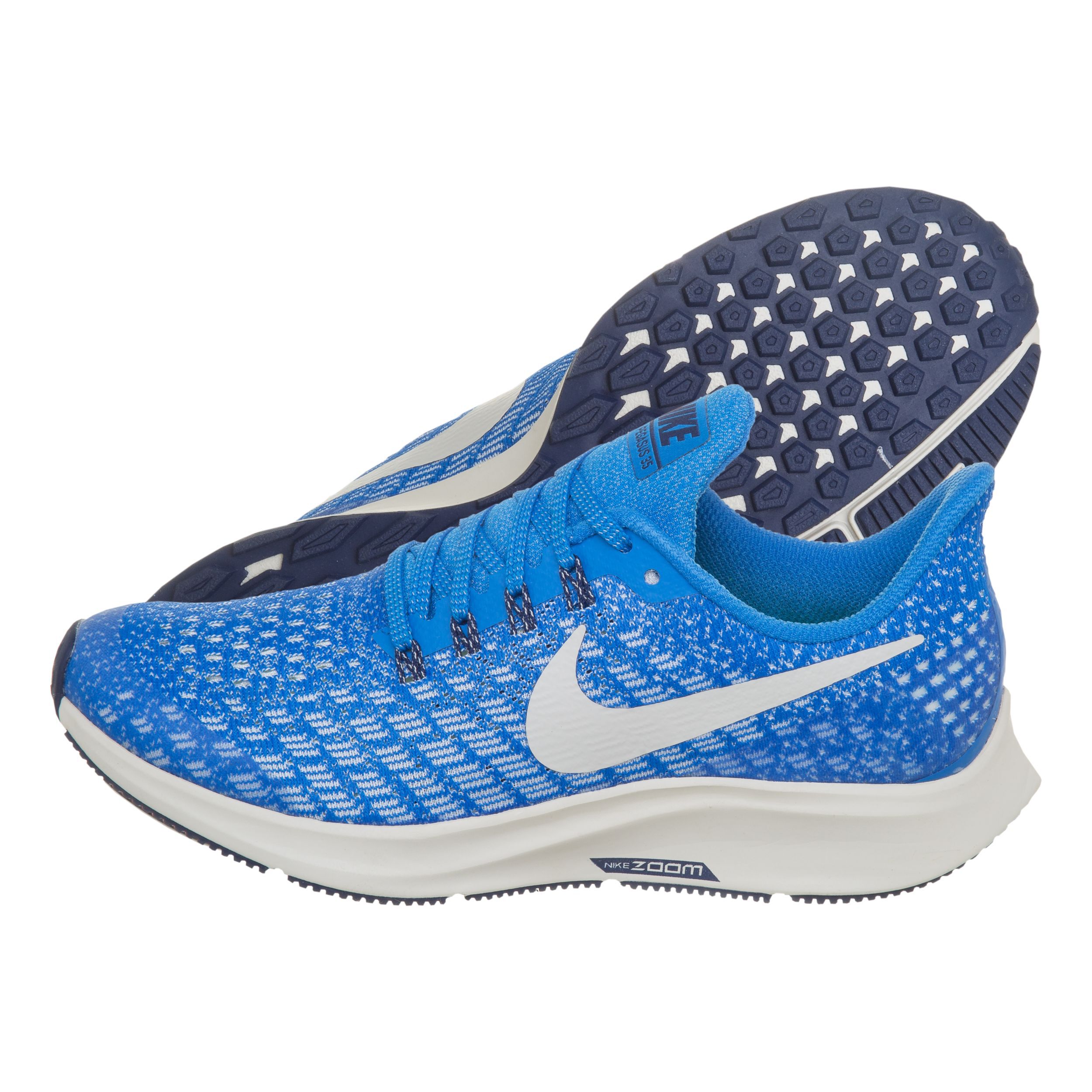 Air Zoom Pegasus 35 Neutral Running Shoe Kids Blue Silver