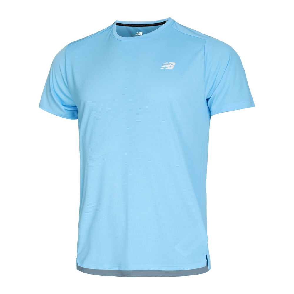 New Balance Accelerate Running Shirts Men - Blue, Size M