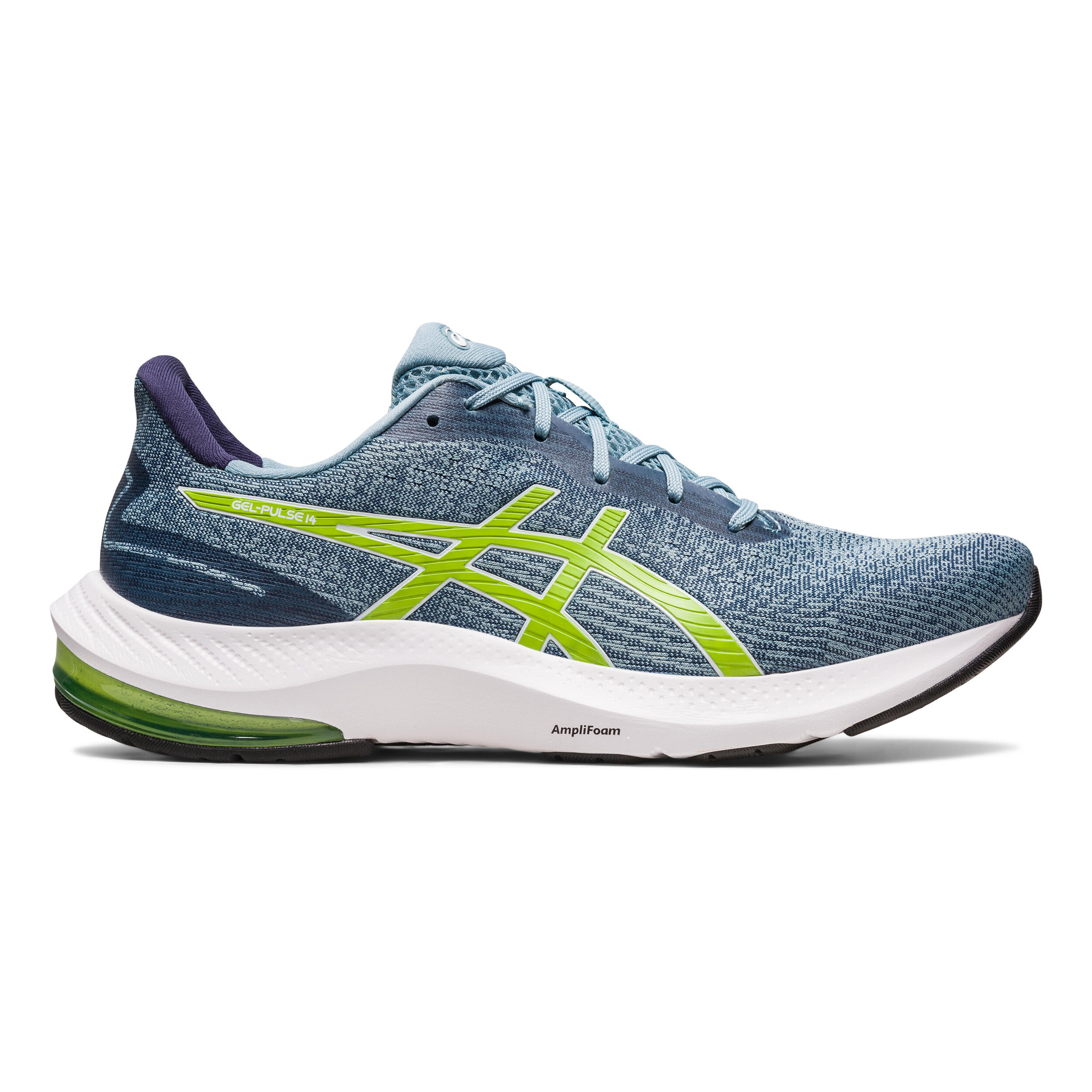 Buy ASICS Gel Pulse 14 Neutral Running Shoe Men Light Blue Green