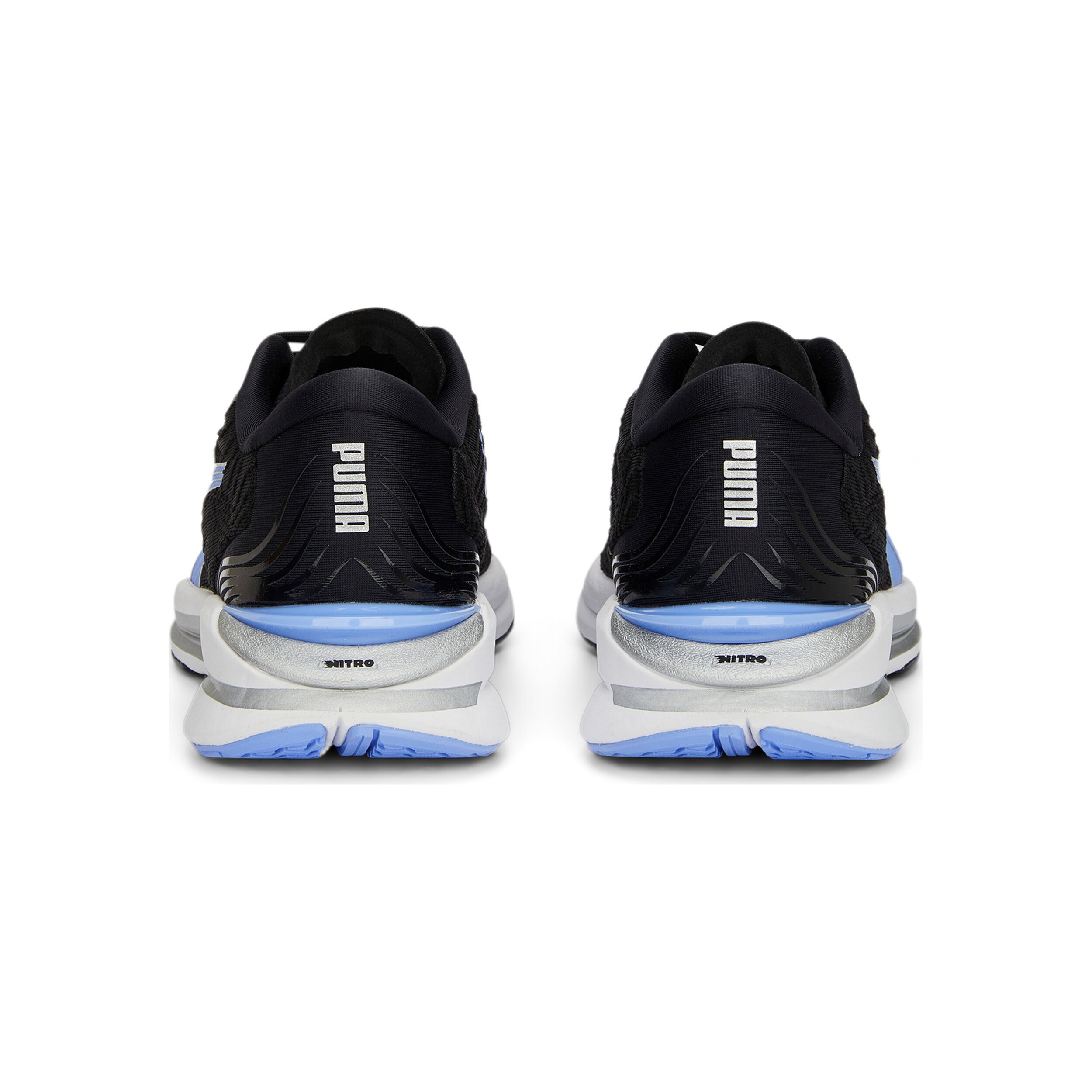 Womens black and blue nike shoes 2025