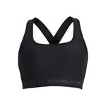 Under Armour Clothing Under Armour Crossback Mid Sports Bras Women-Black,Grey