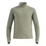 Zeroweight Warm Mid Layer 1/2 Zip Running Shirt Men-Olive