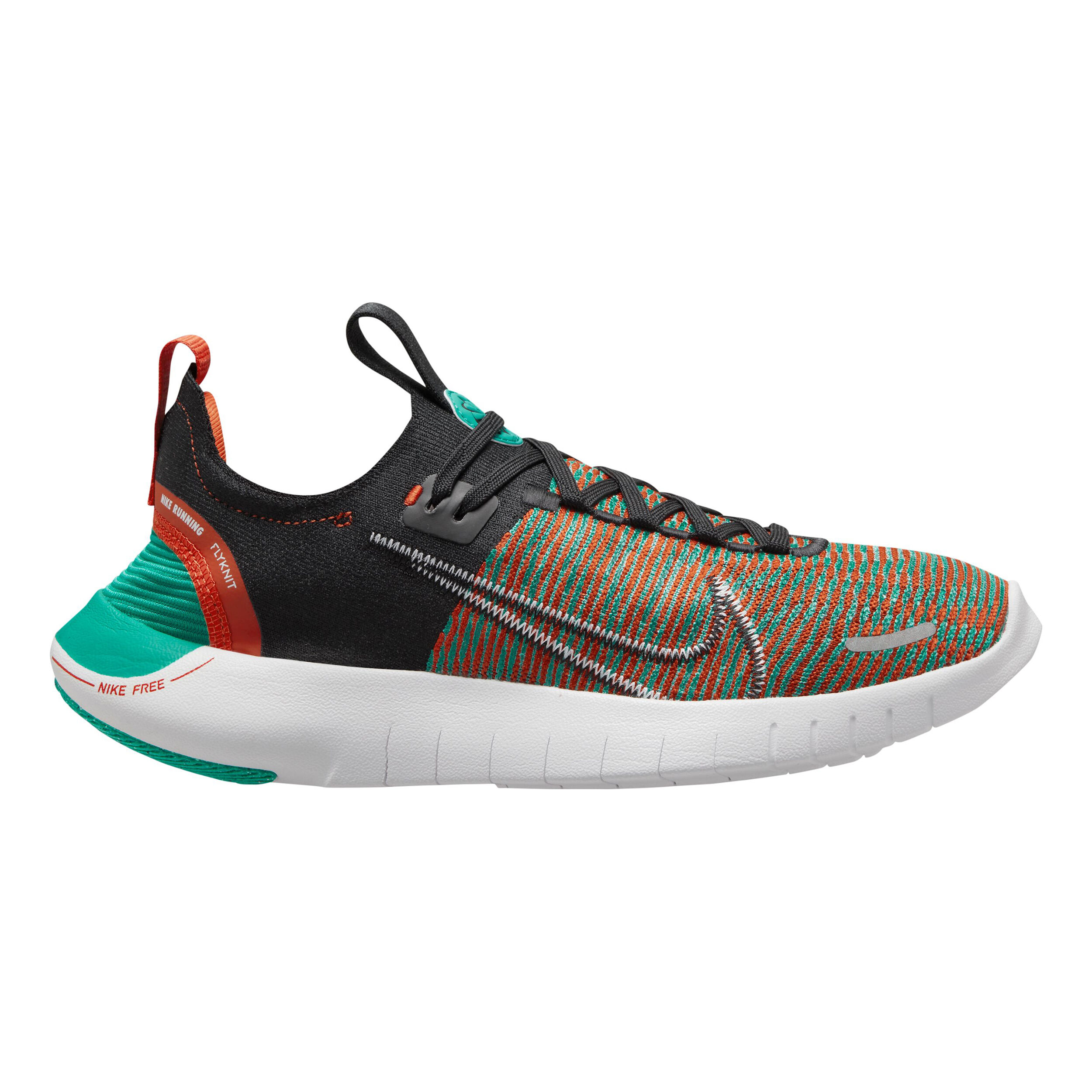 Free Run Flyknit Next Nature Neutral Running Shoe Women Red Turquoise