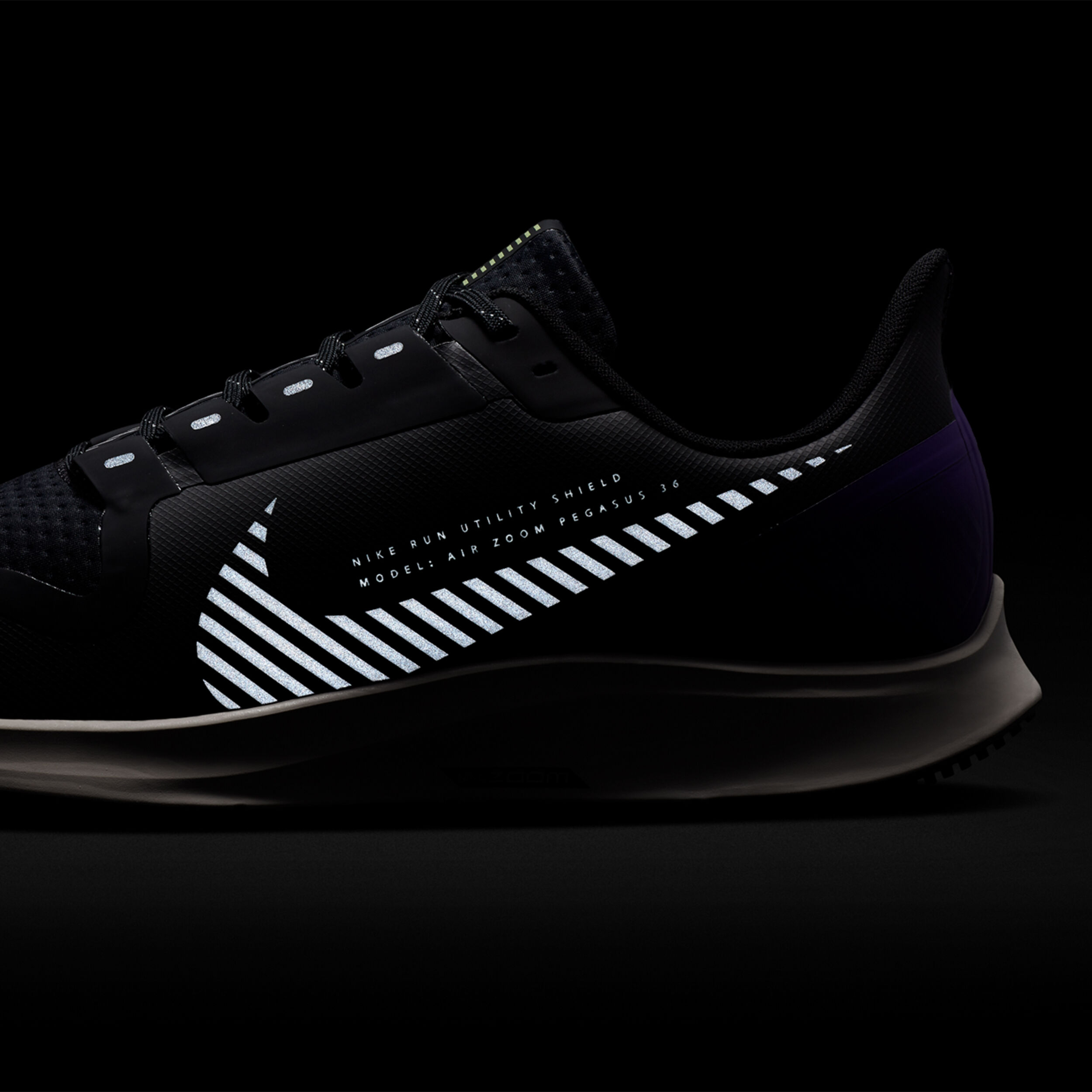 Nike air zoom deals pegasus 36 shield black