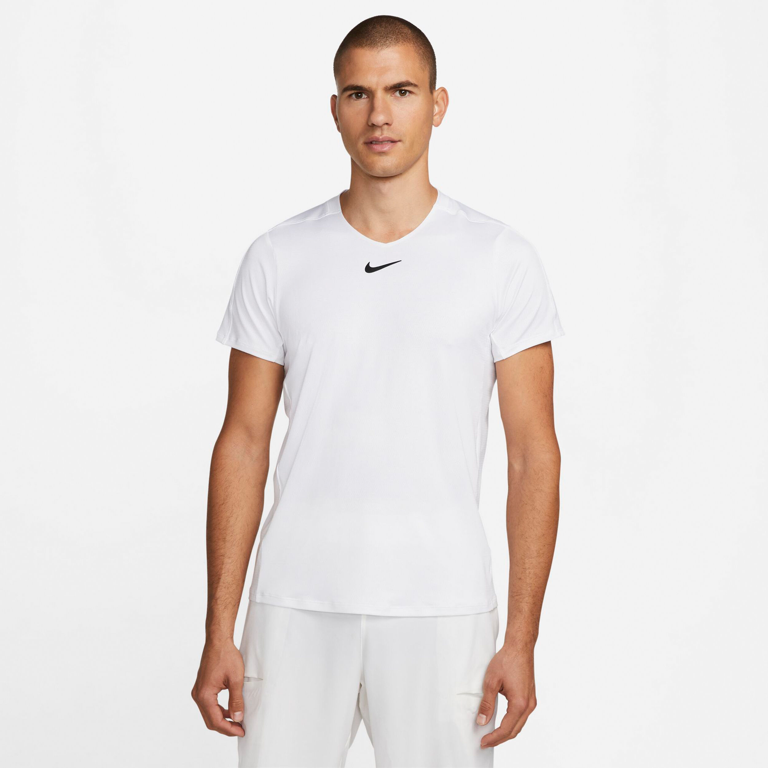 Running dri-fit breathe top t-shirt in white
