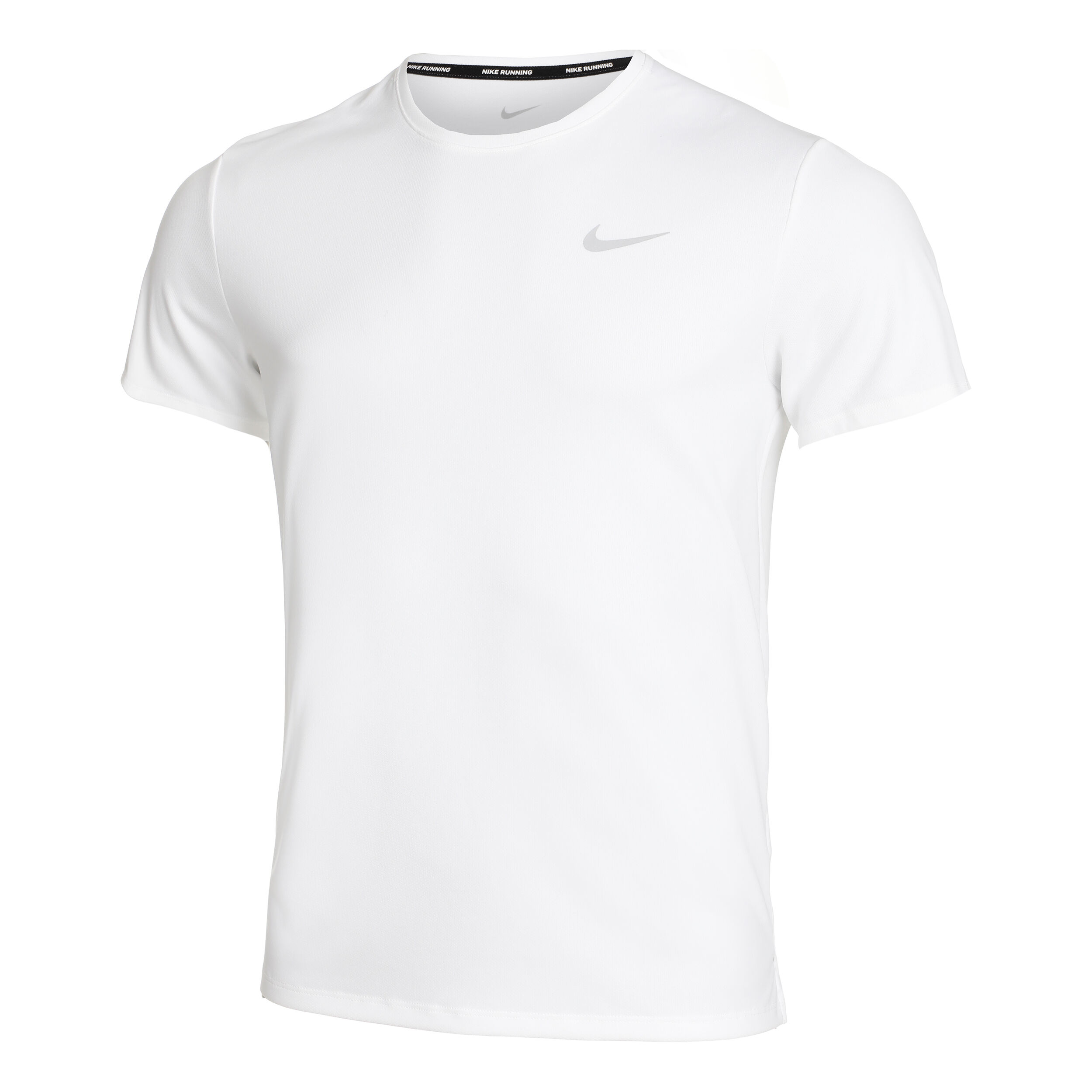 Dri Fit Miler UV Running Shirt Men White