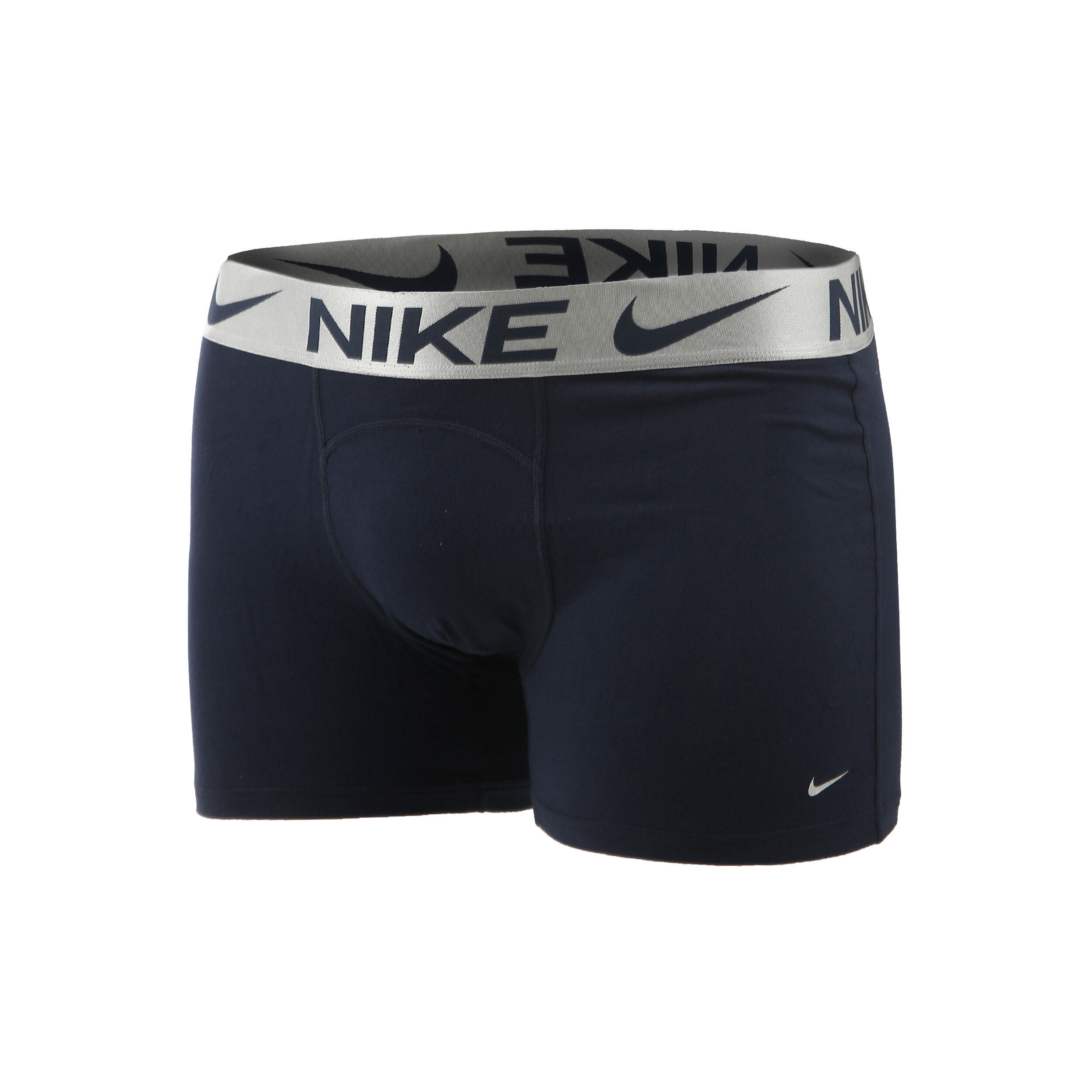 Luxe Boxer Shorts 1 Pack Men Dark Blue Silver
