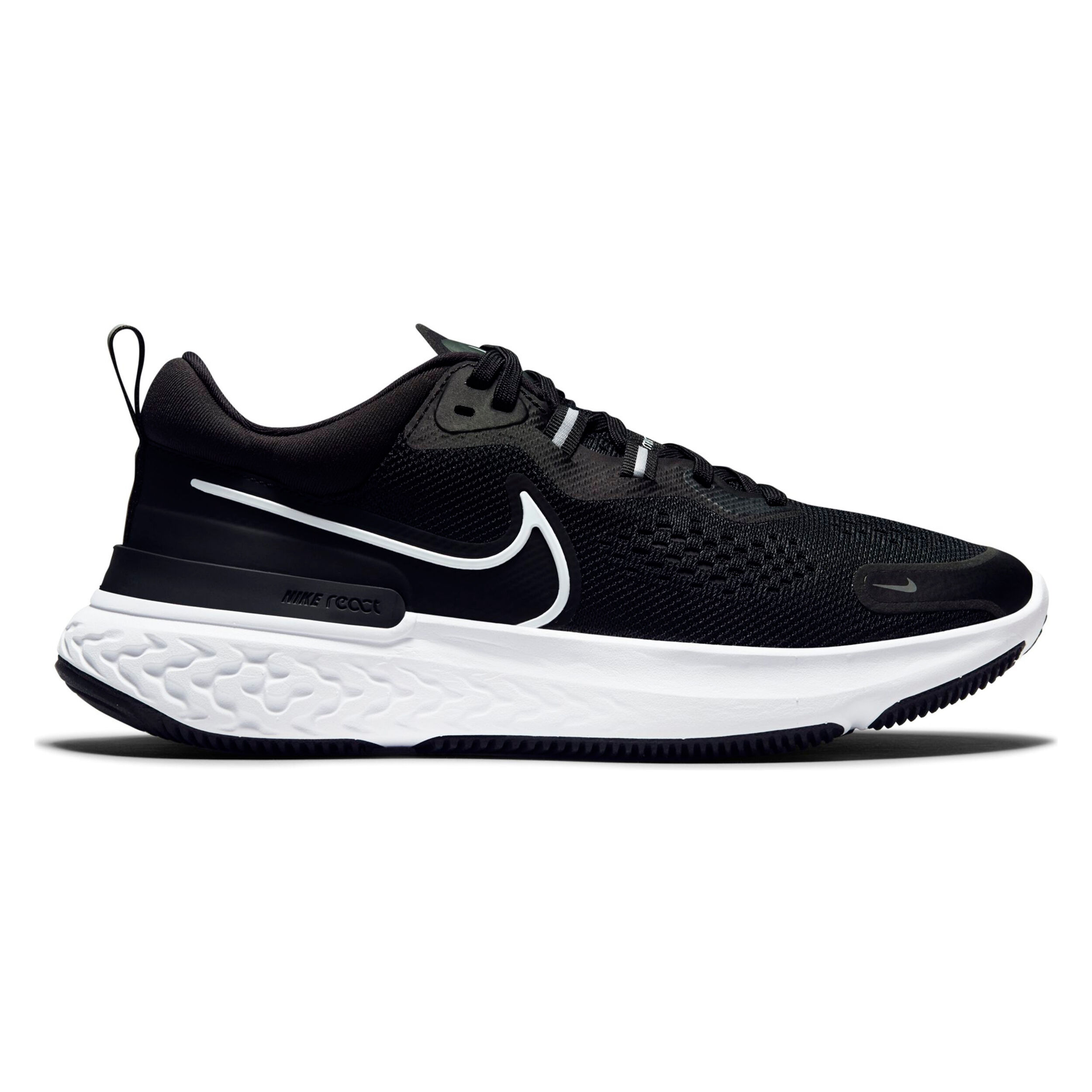 Womens nike react black cheap