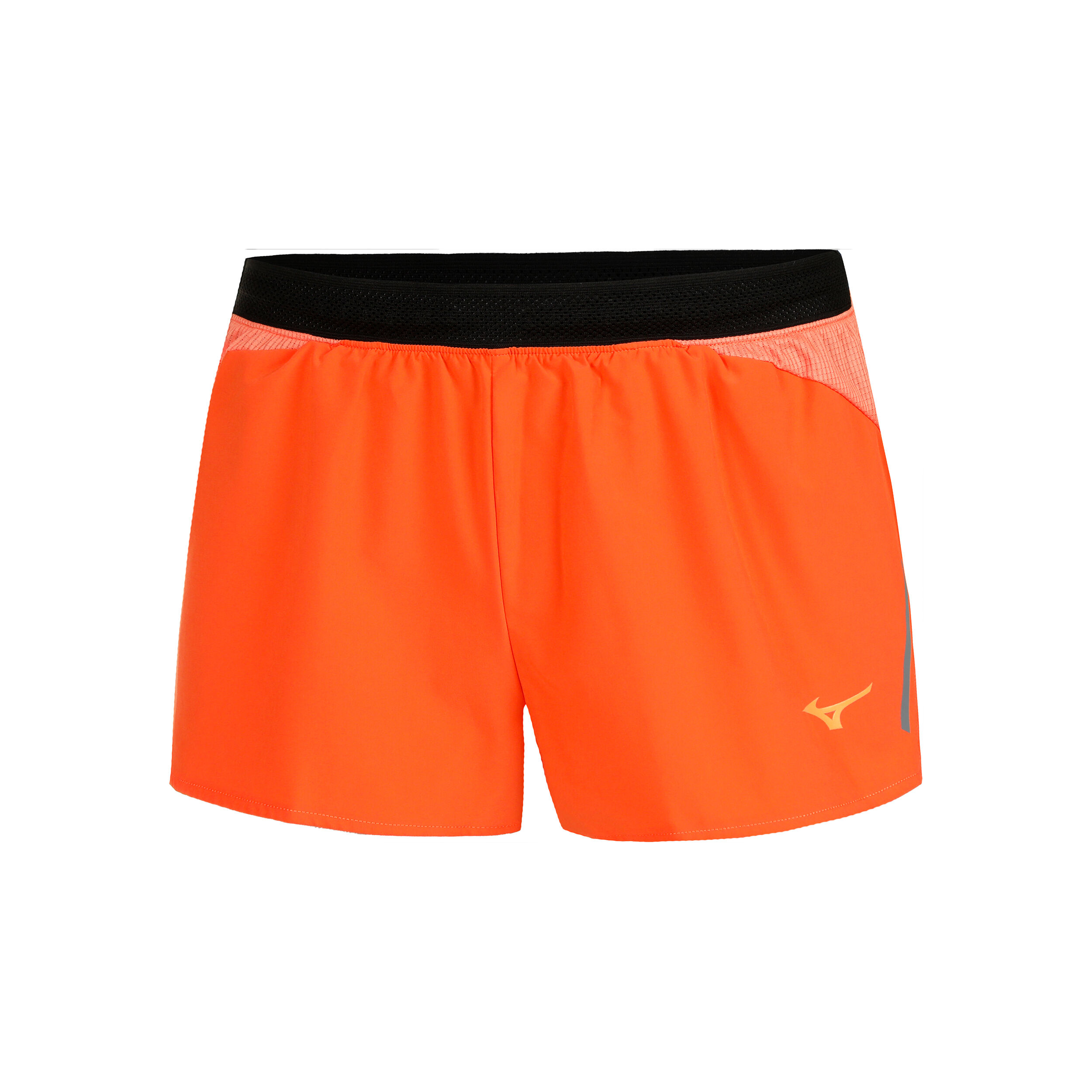 Buy Mizuno Aero Split 1.5 Running Shorts Men Orange Black online Running Point UK