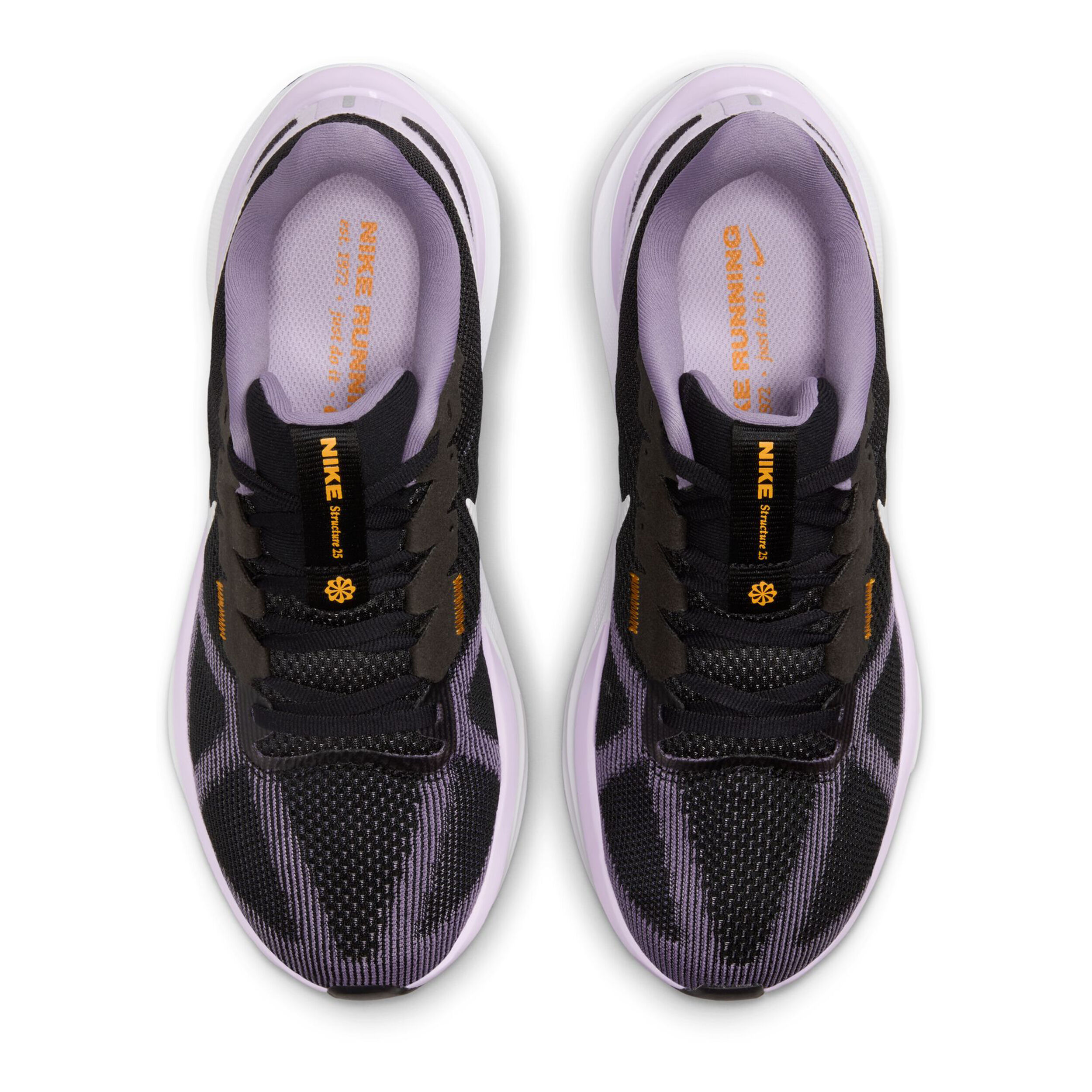 Air Zoom Structure 25 Stability Running Shoe Women Black White