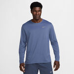 Nike Clothing Nike Dri-Fit UV Miler Running shirt Men - blue, silver
