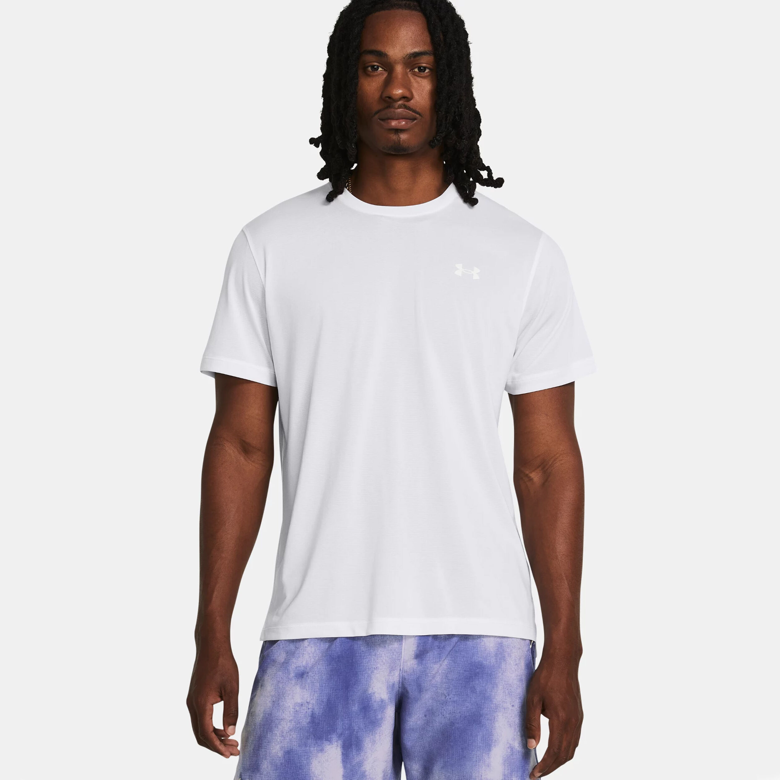 Mens white under armour t shirt clearance