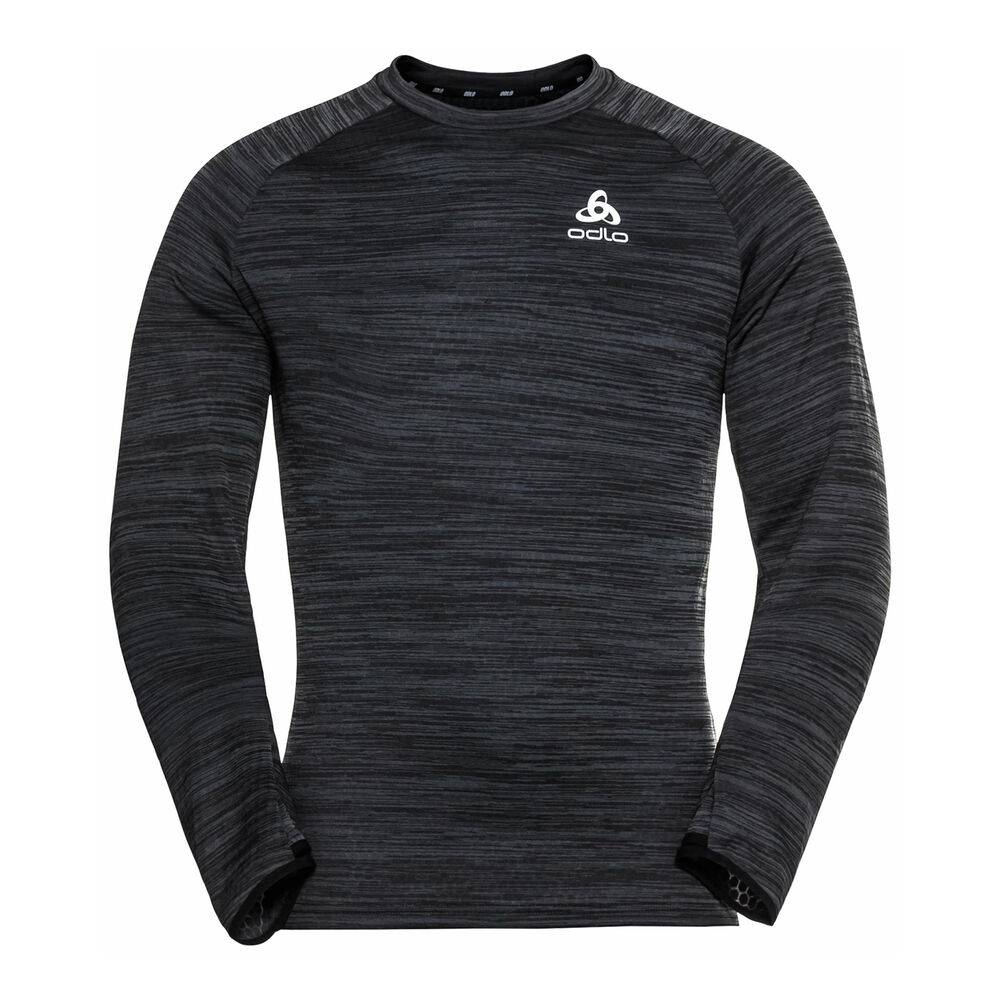 Odlo Easy Warm Mid Layer Long Sleeve Men - Black, Size XL