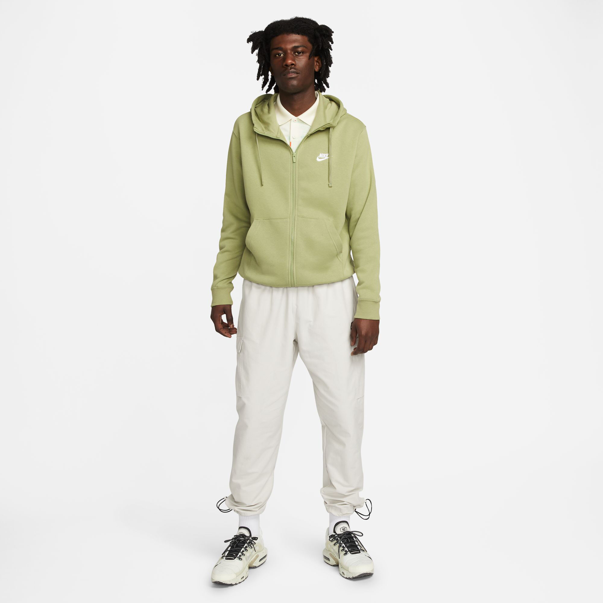 Buy Nike Club Zip Hoodie Men Green online Running Point UK