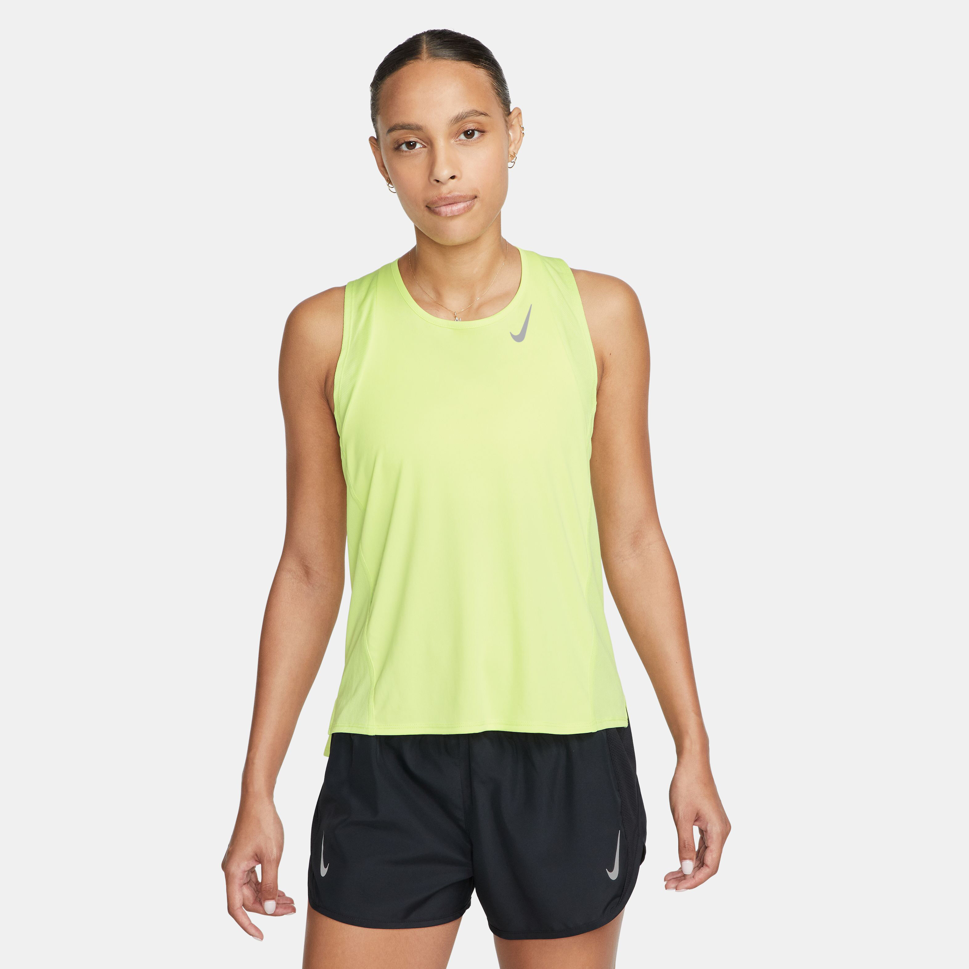 Buy Nike Dri Fit Race Tank Top Women Yellow Grey online Running Point UK