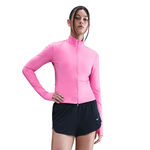 Nike Clothing Nike Swift Half-Zip Running Shirt Women-Pink,Silver