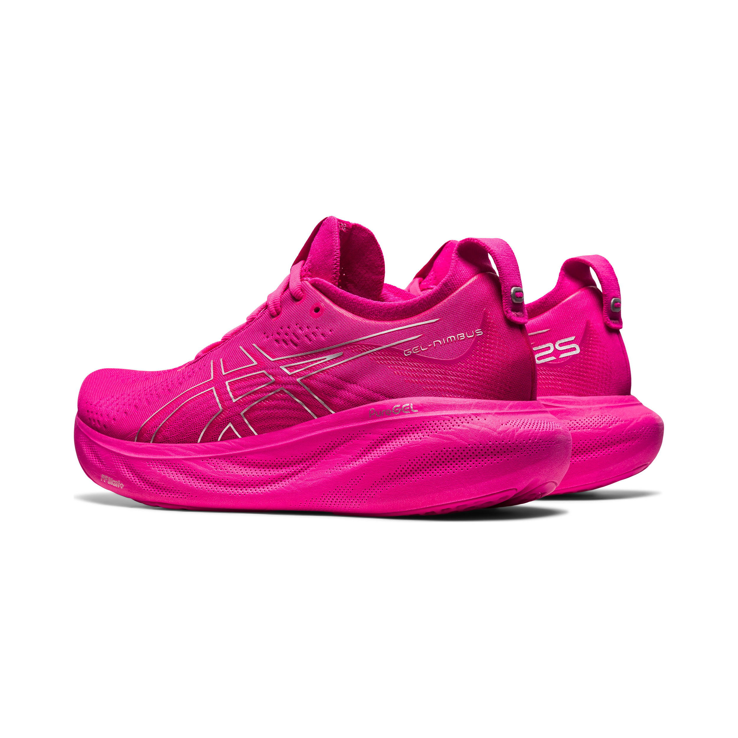 Buy ASICS Gel Nimbus 25 Neutral Running Shoe Women Pink Grey online Running Point UK