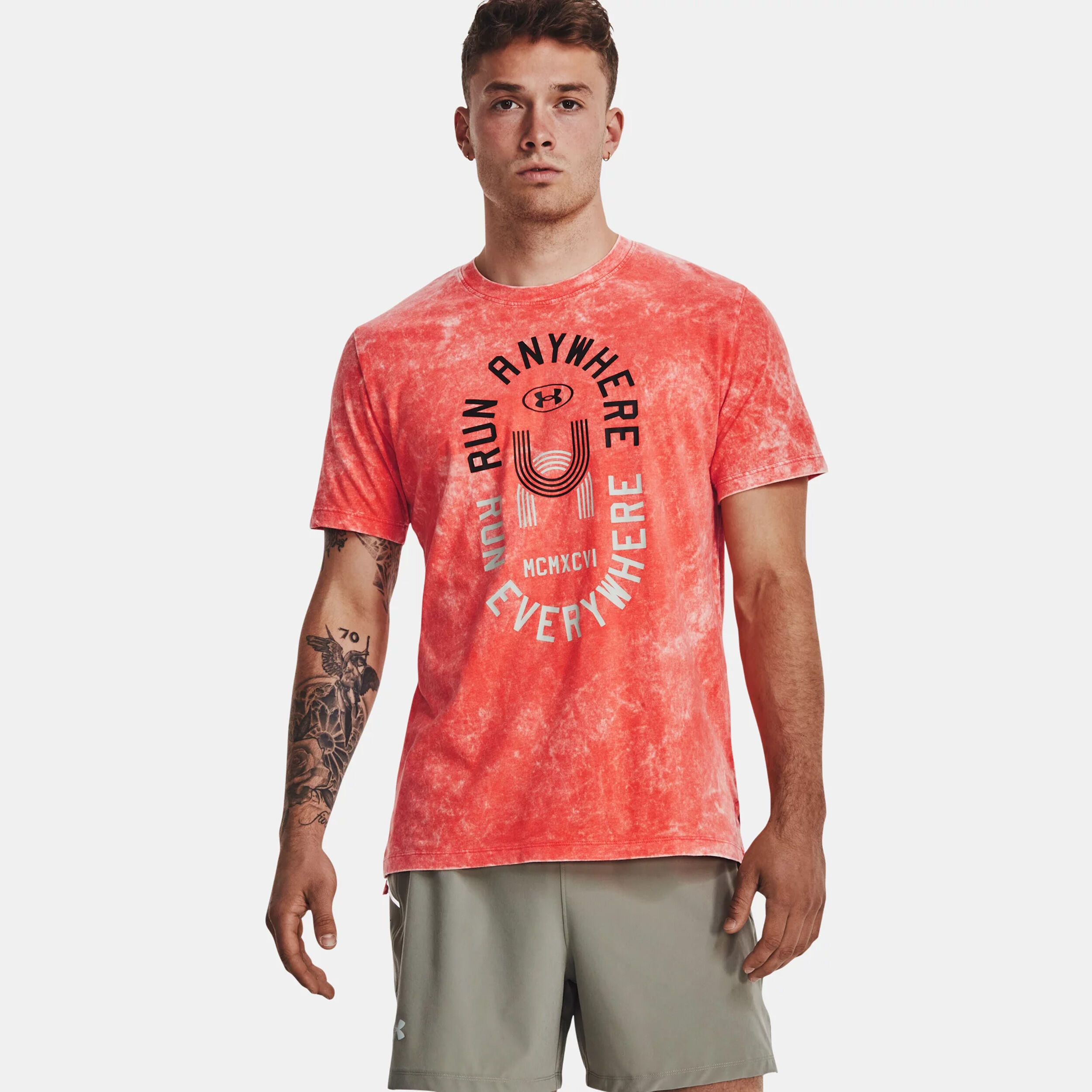 Mens under armour running top hotsell