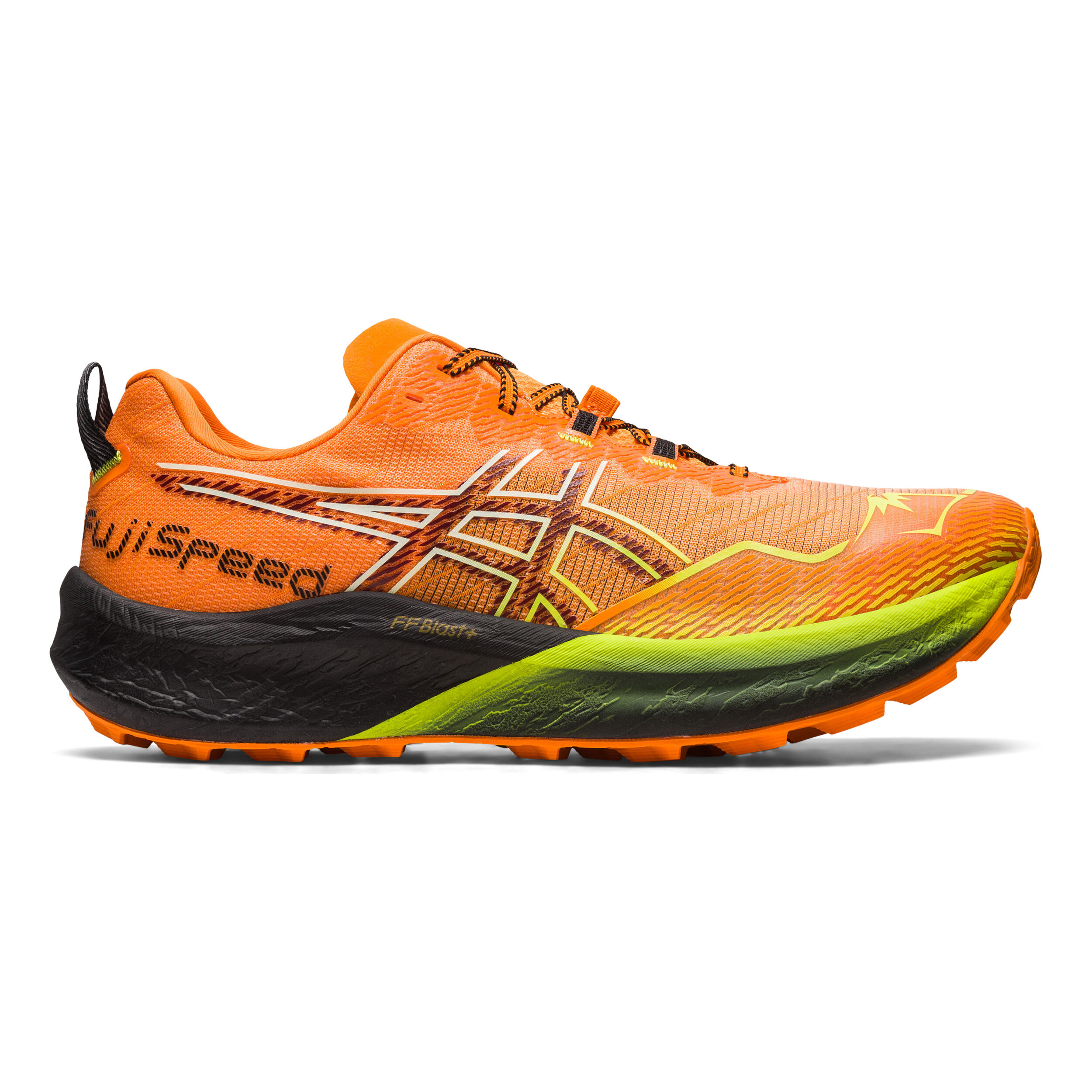 Fujispeed 2 Trail Running Shoe Men Orange Neon Green
