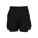 Mizuno Clothing Mizuno Core 2in1 7.5inch Running shorts Men - black, 