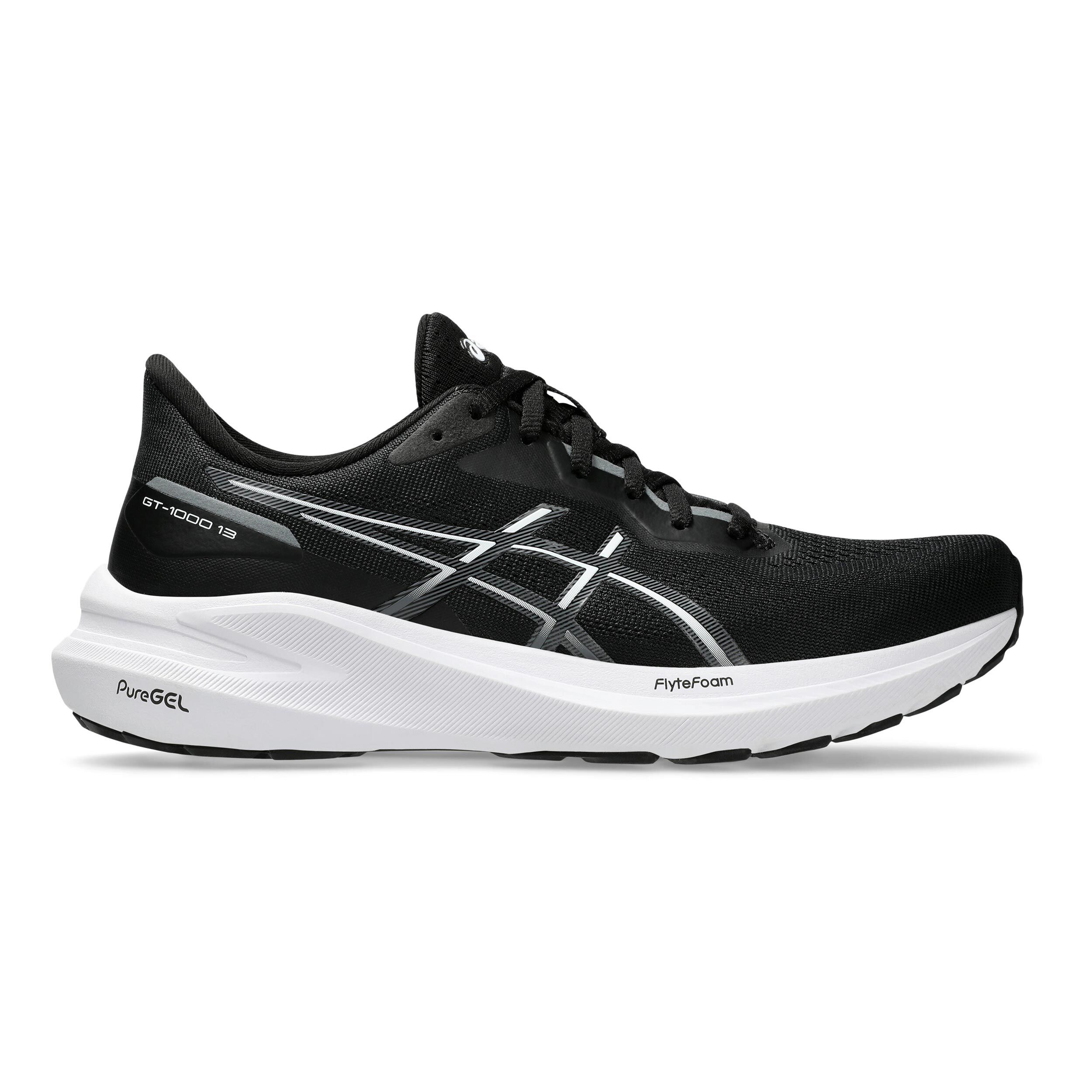 Buy ASICS GT-1000 13 Stability Running Shoe Women Black, White in size 38  online | Running Point UK