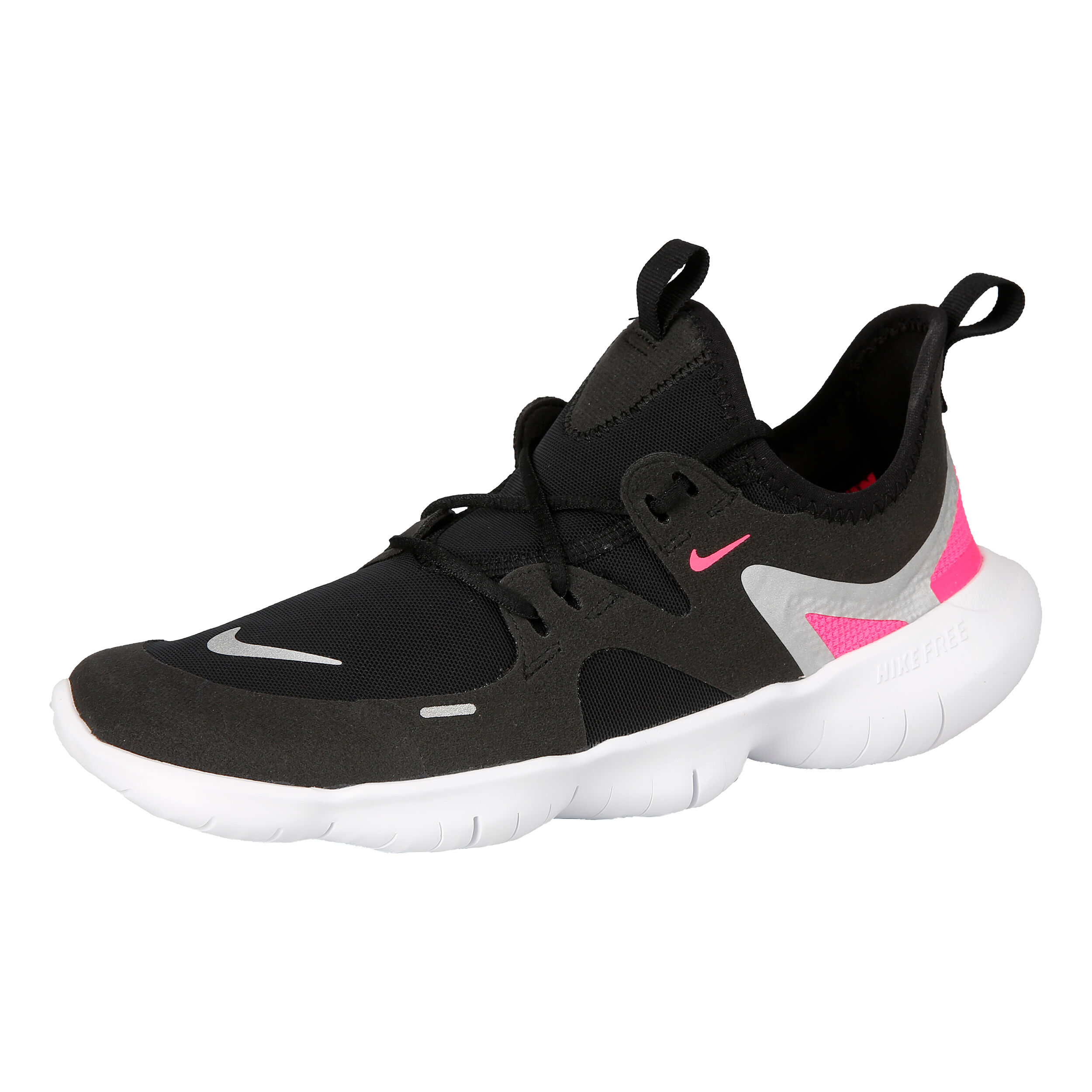 Buy Nike Free Run 5.0 Natural Running Shoe Kids Black White online Running Point UK