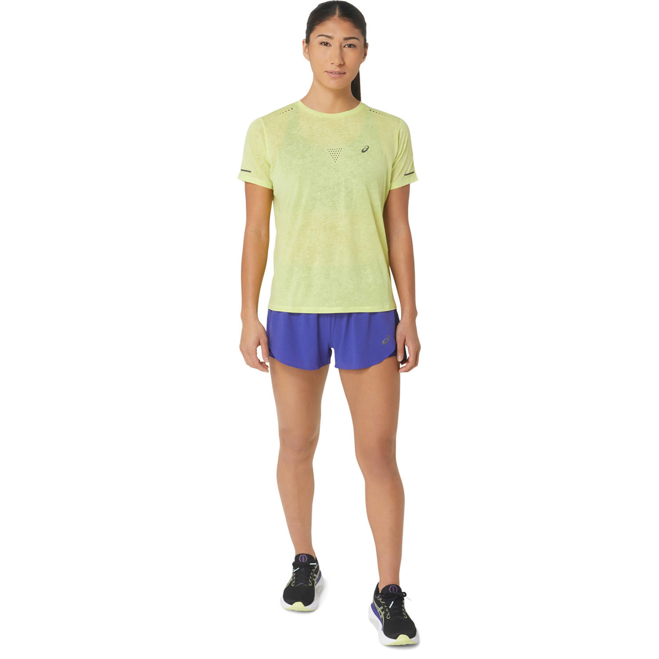 Buy ASICS Metarun Pattern Running Shirts Women Neon Yellow online