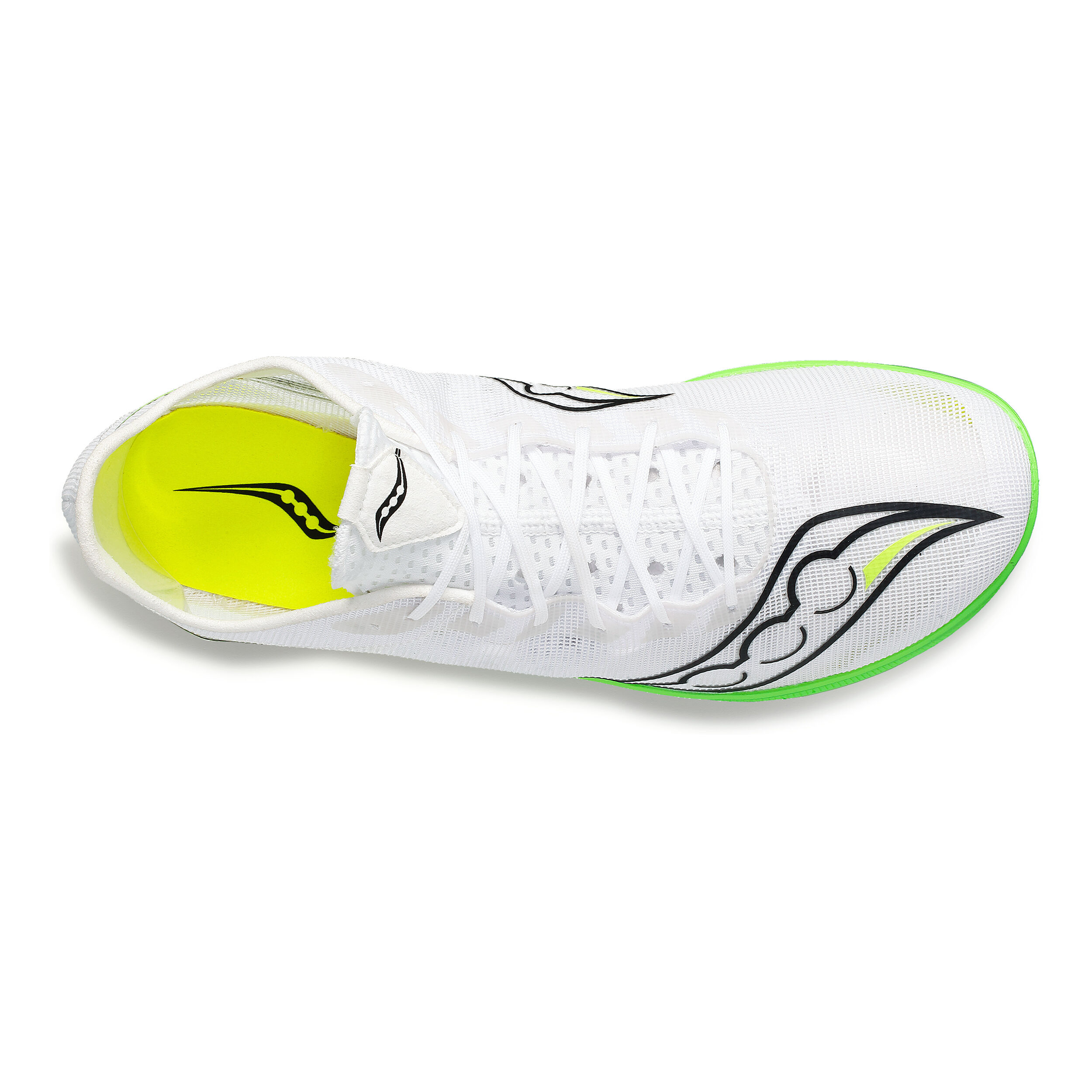 Buy Saucony Endorphin Cheetah Spike Shoes Women White Neon Green online Running Point UK