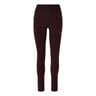 Road High Waist Running Tights Women-Dark Red
