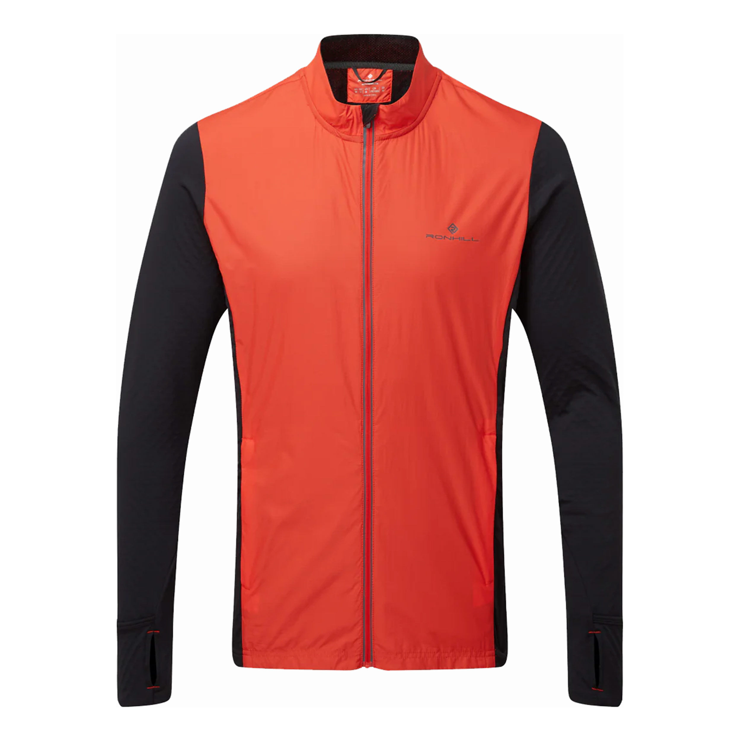 Tech Hyperchill Running Jacket Men Orange Black