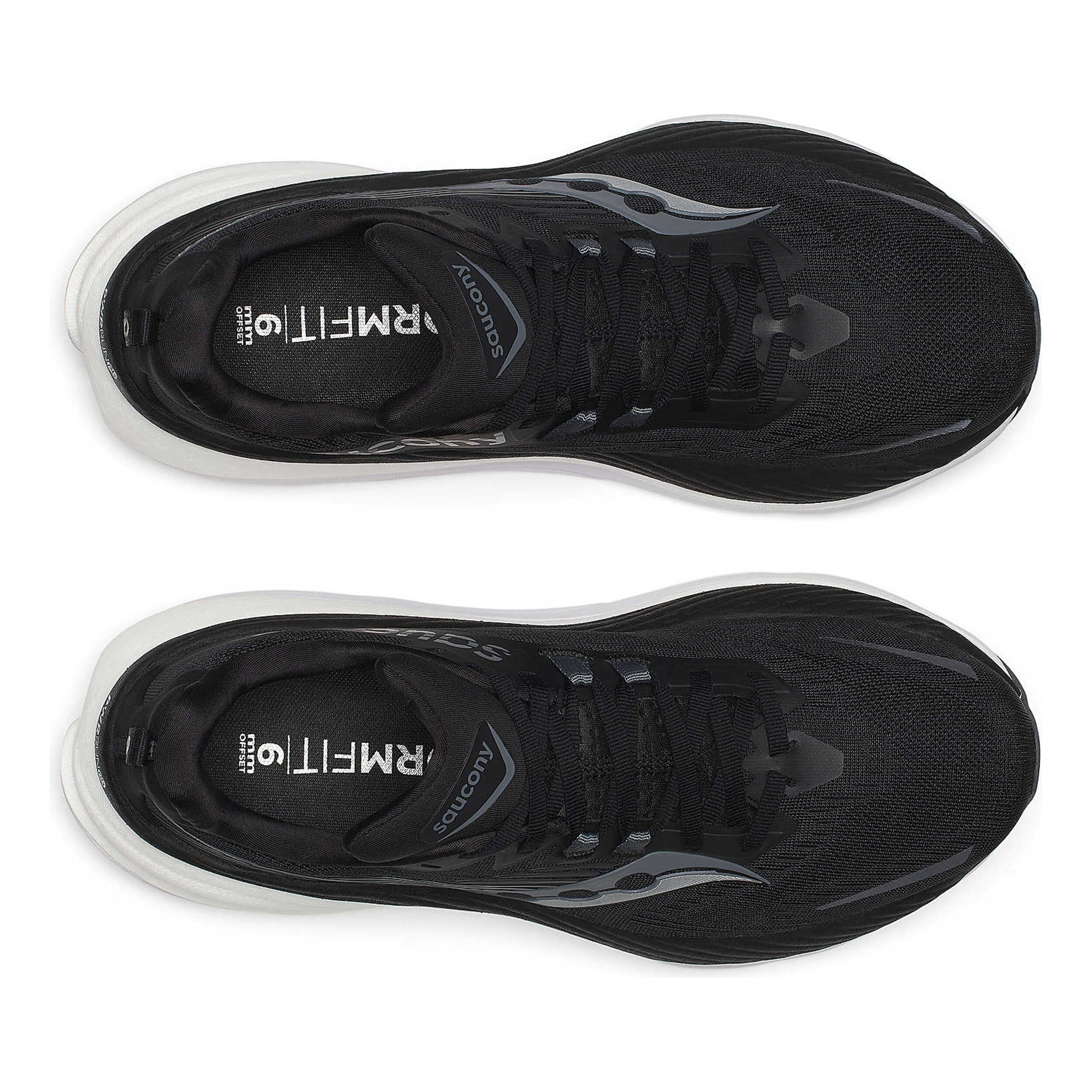 Buy Saucony Hurricane 24 Stability Running Shoe Men Black Anthracite in size 44 5 online Running Point UK