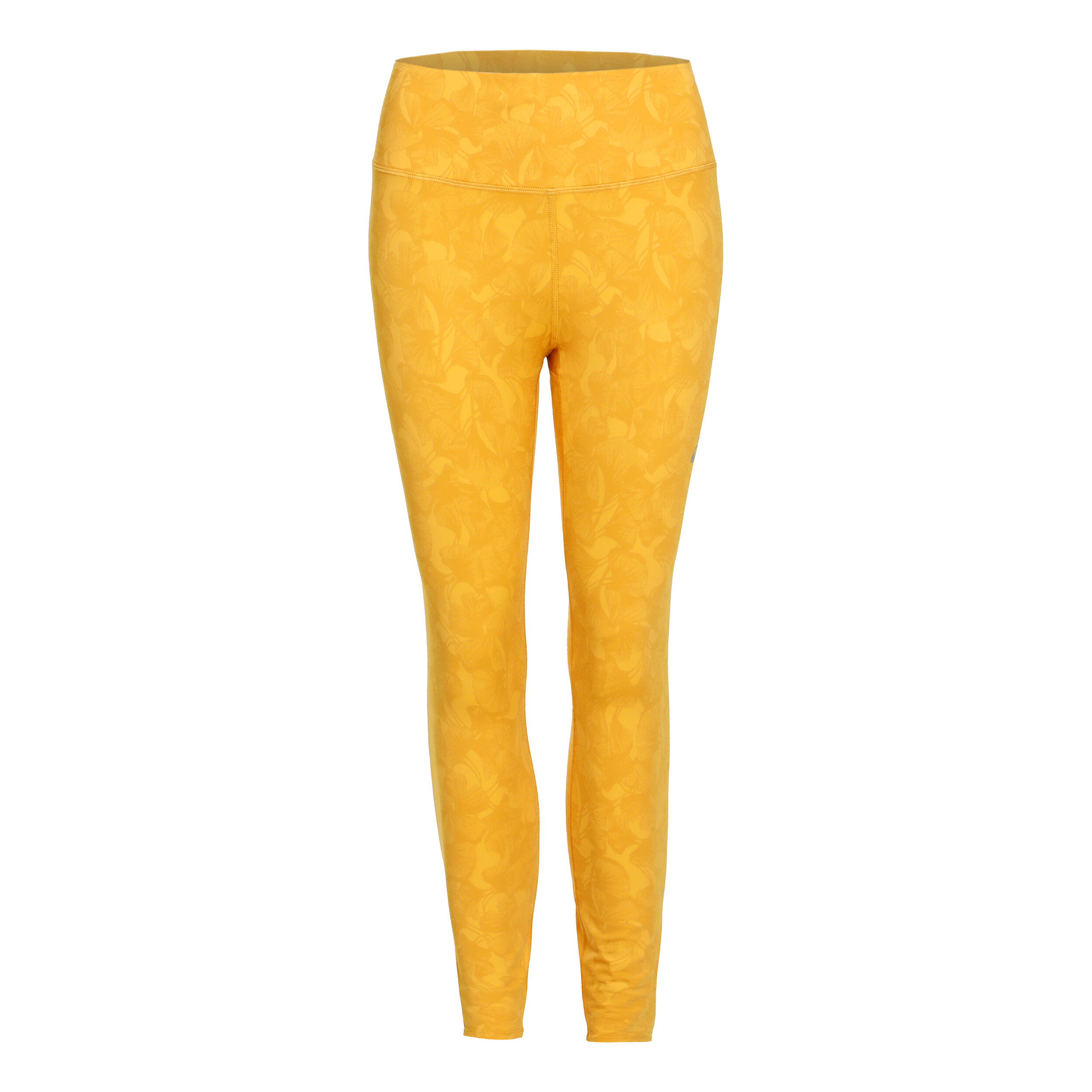 Yellow running capris top