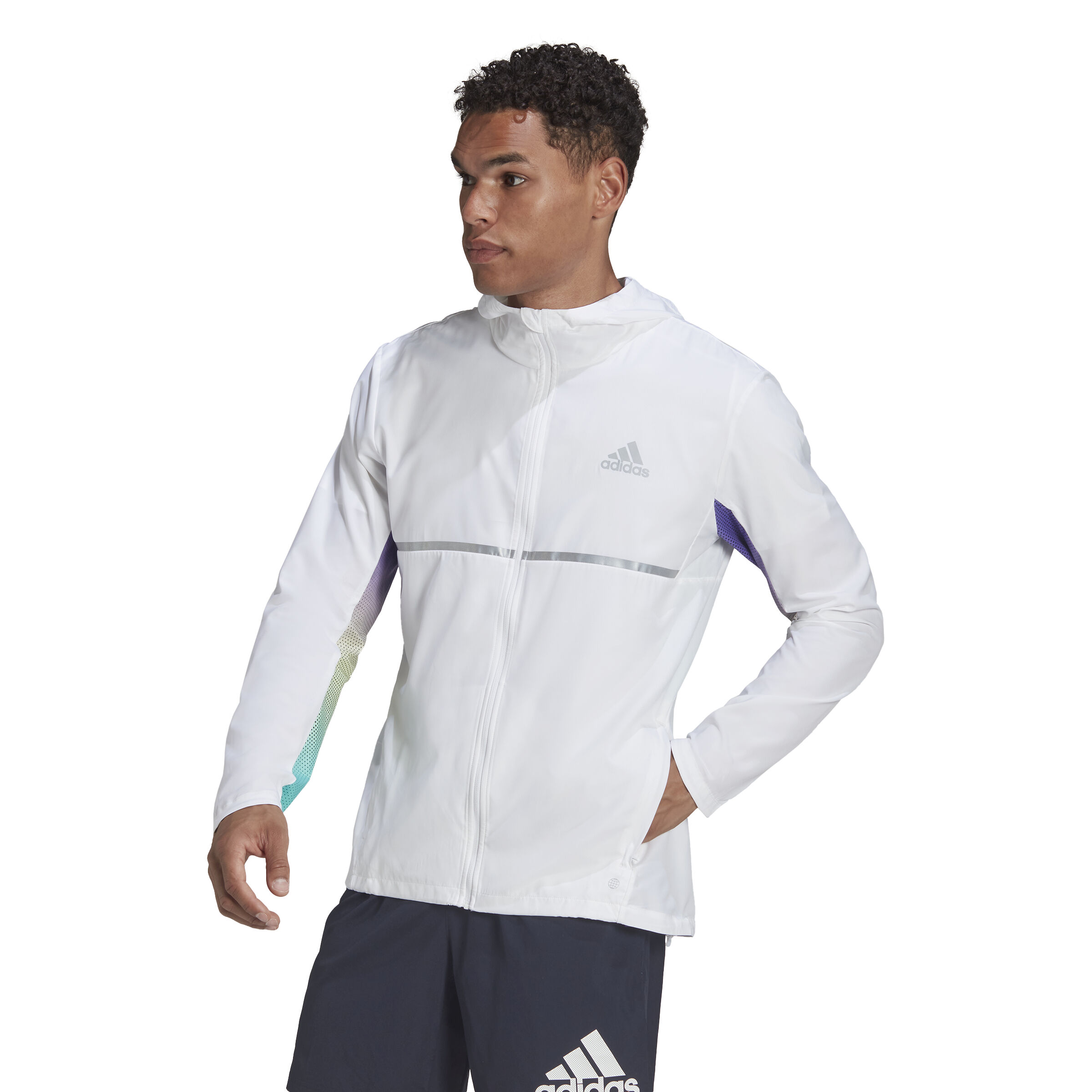 Adidas color online block jacket