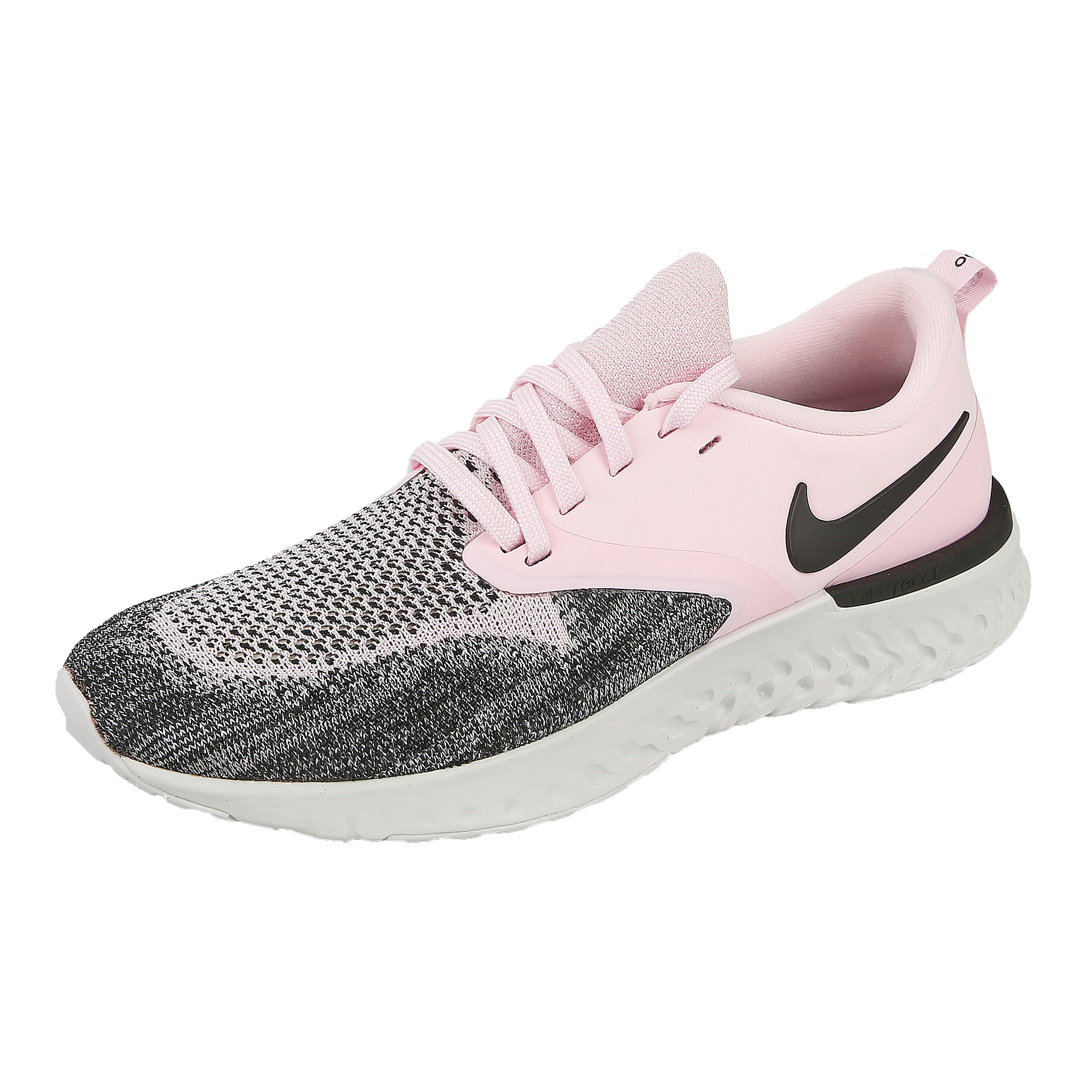 Buy Nike Odyssey React Flyknit 2 Neutral Running Shoe Women Pink Black in size 38 online Running Point UK