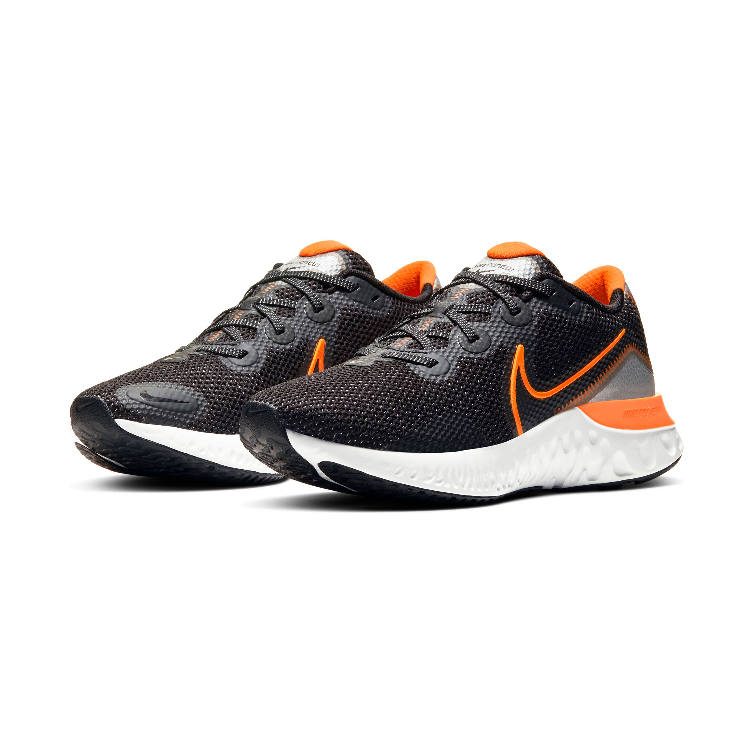 Black and orange nike running shoes online