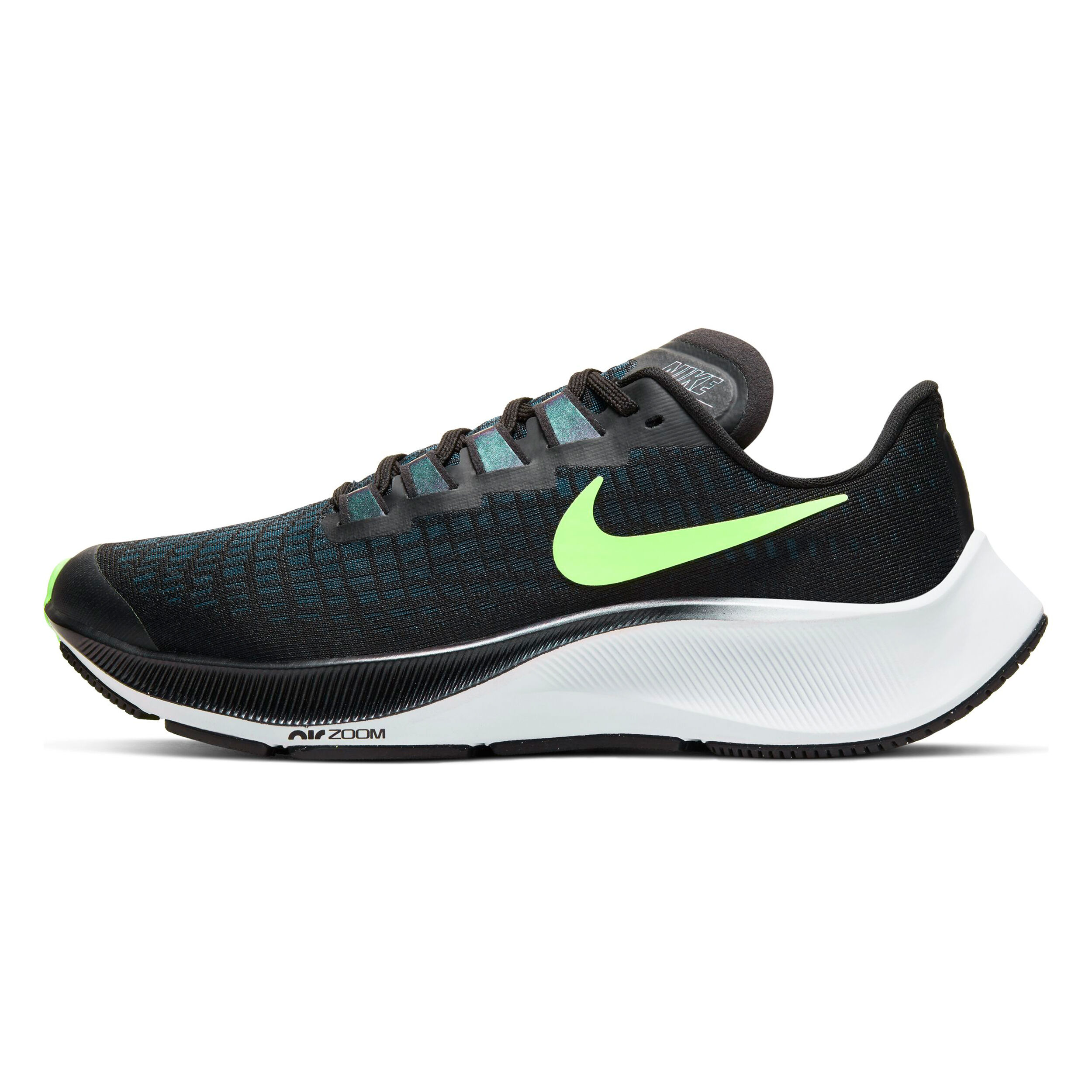 Buy Nike Air Zoom Pegasus 37 Neutral Running Shoe Kids Black Neon Green online Running Point UK