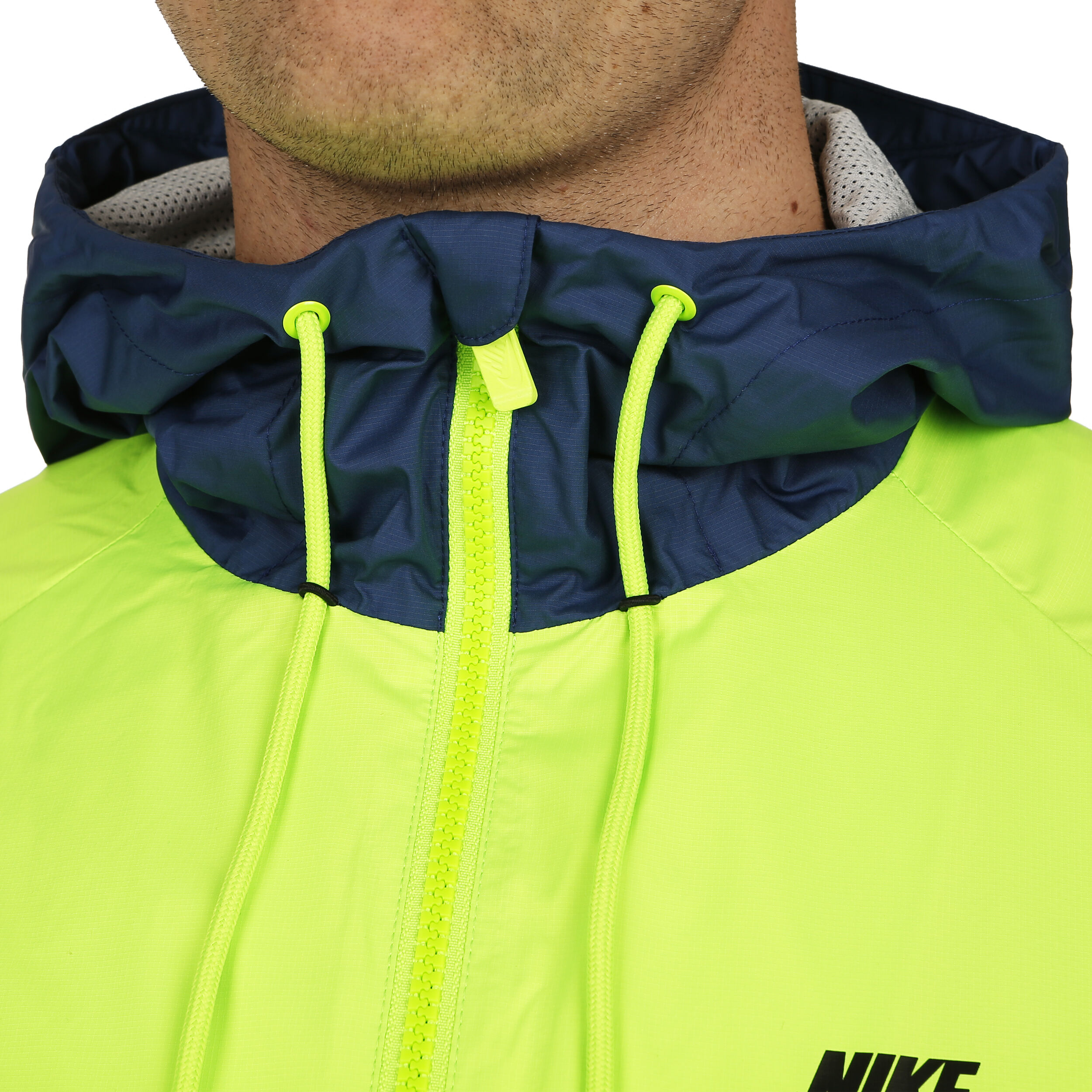 Buy Nike Sportswear Windrunner Training Jacket Men Blue Neon Green online Running Point UK